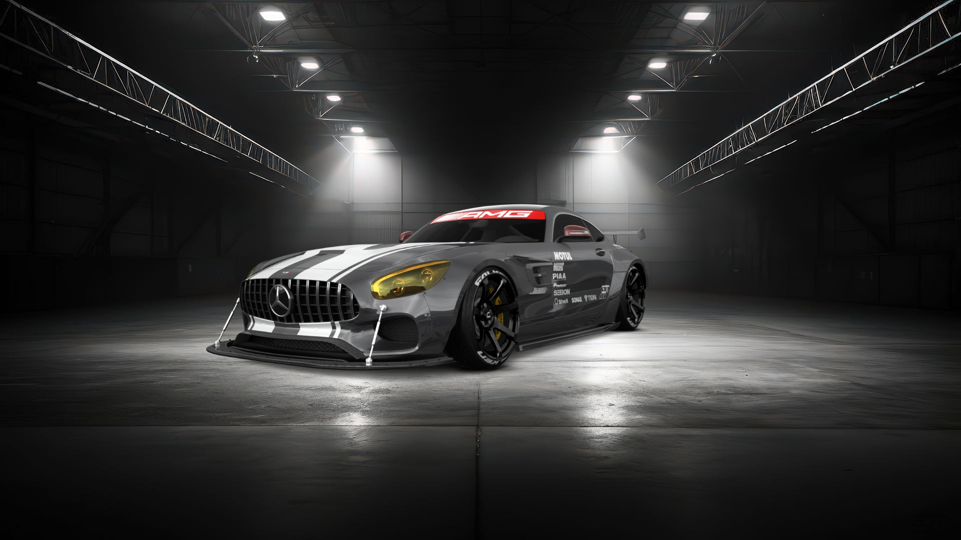Mercedes AMG GT 2 door fastback coupe 2015 tuning