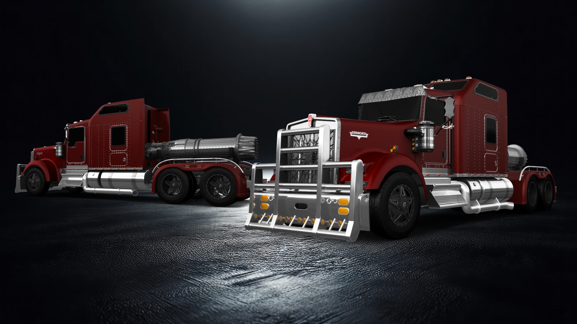 Kenworth W900 Sleeper Cab Truck 2015