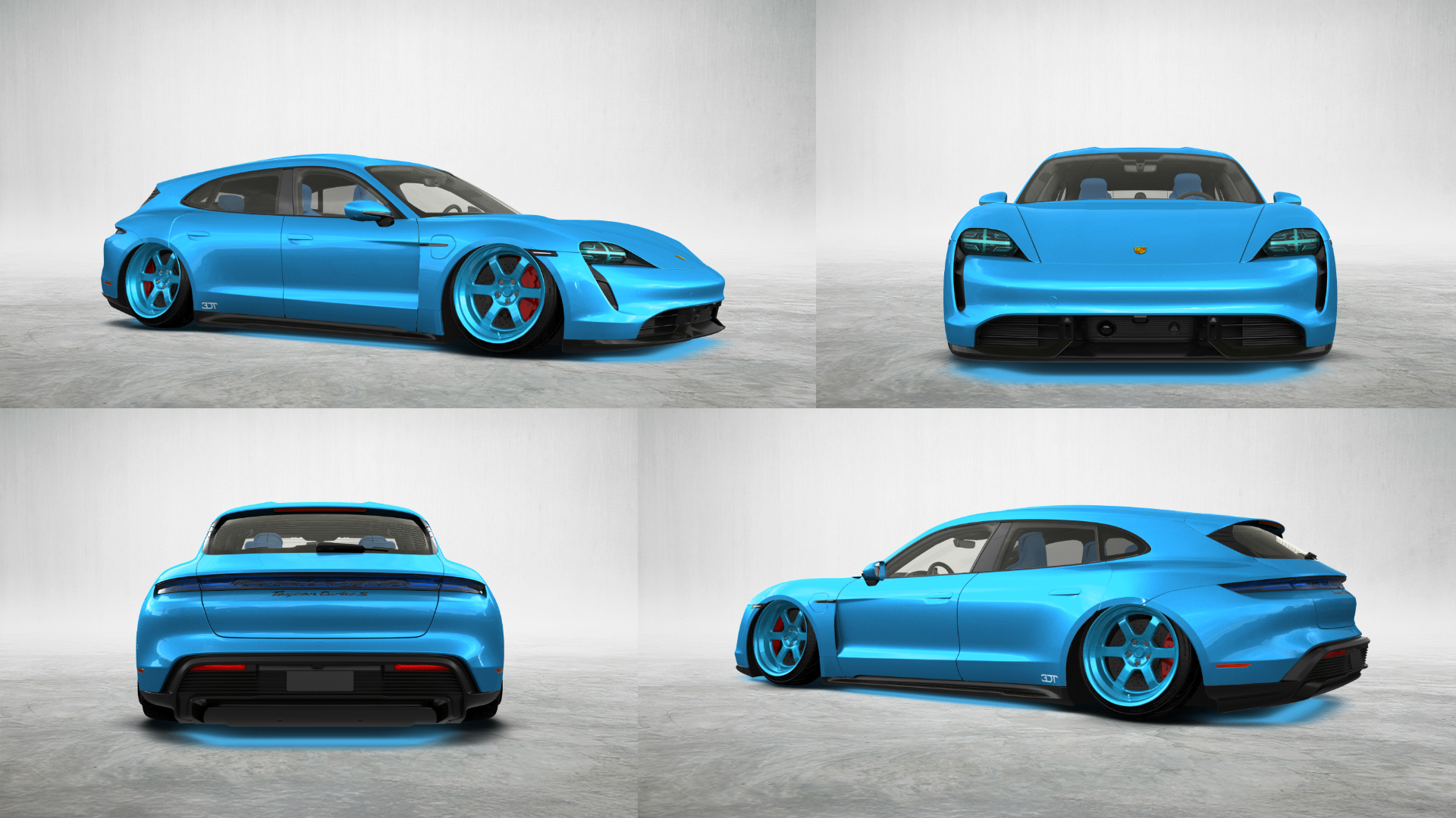 Porsche Taycan Sport Turismo Shooting Brake 2019 tuning