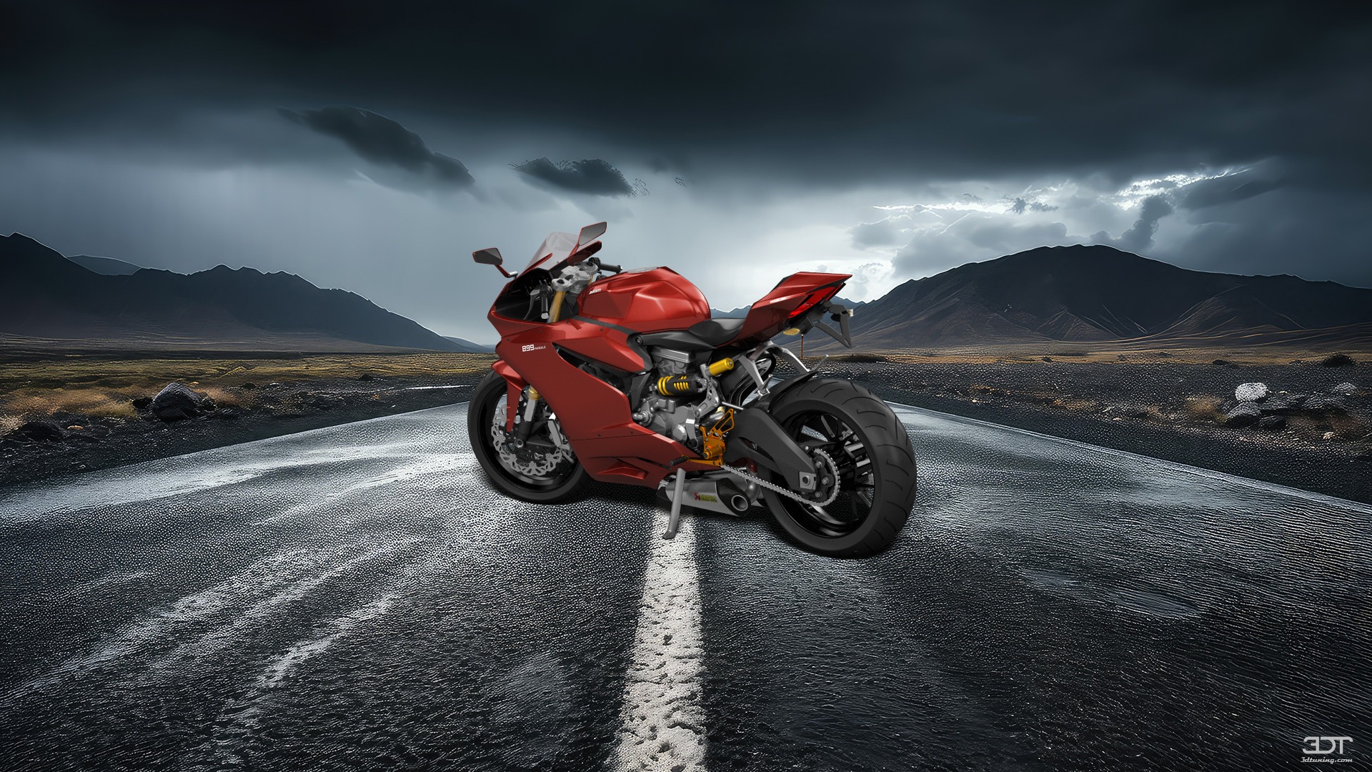 Ducati 899 Panigale Sport Bike 2015 tuning