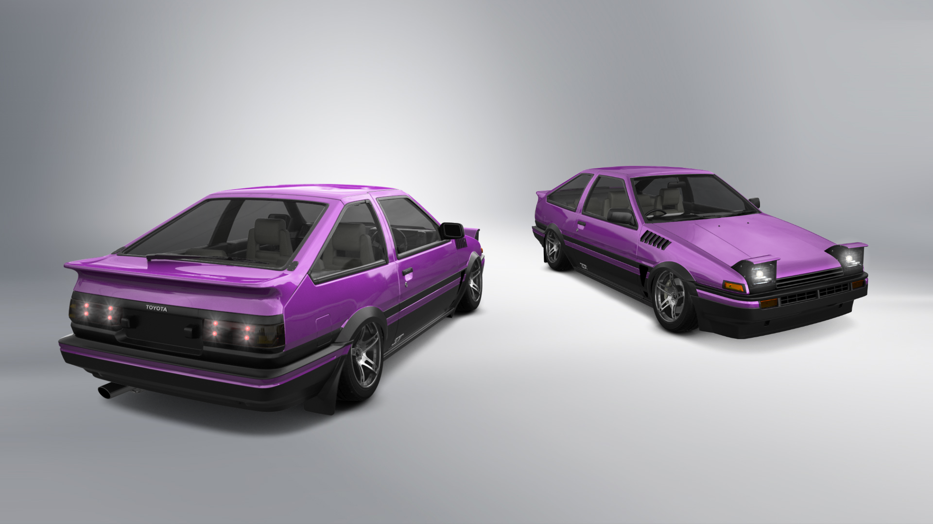 Toyota AE86 3 Door Hatchback 1985 tuning