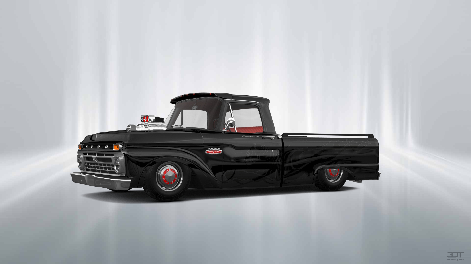 Ford F-100 Custom Cab 2 Door pickup truck 1966 tuning