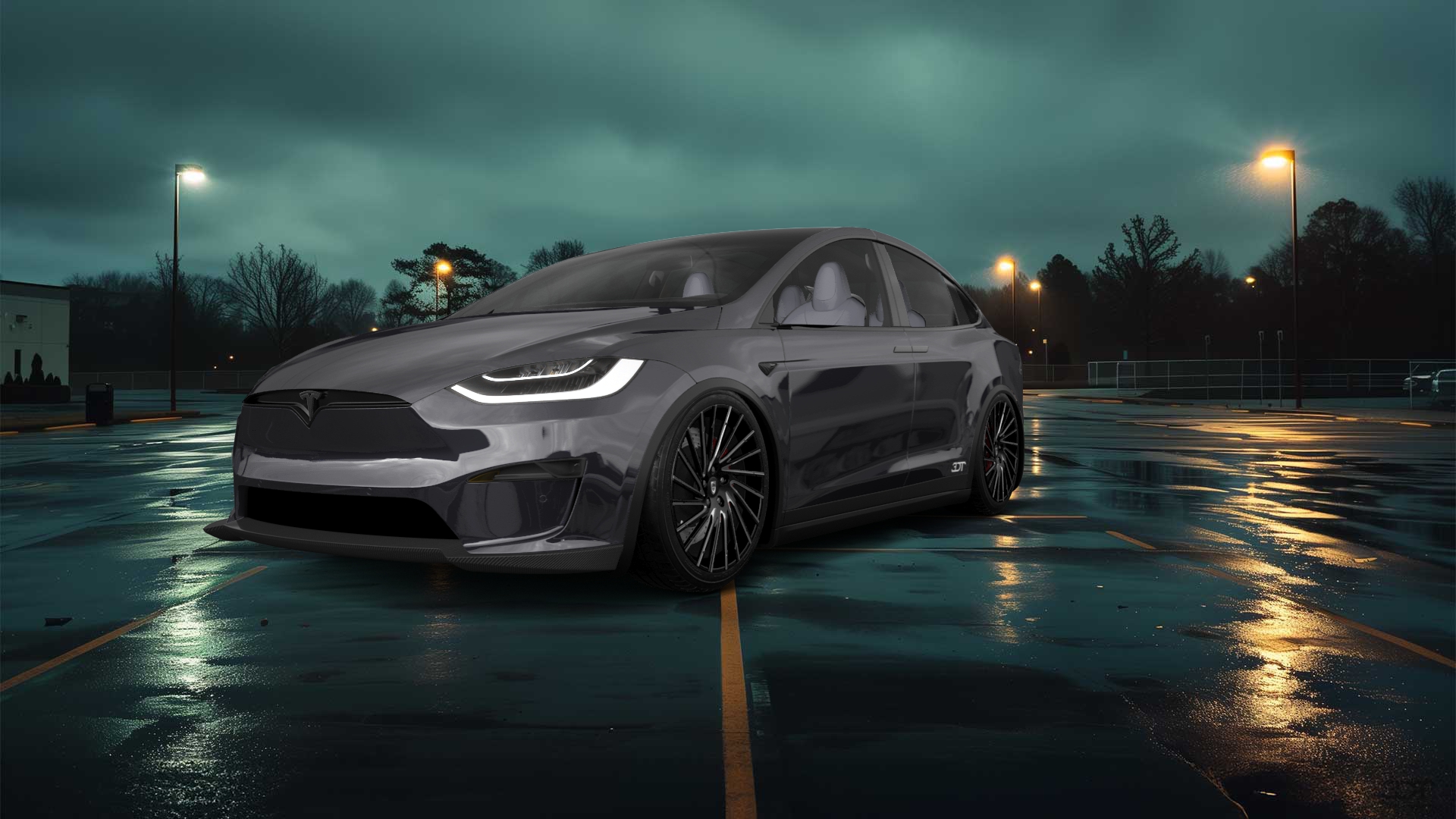 Tesla Model X 5 Door SUV 2024 tuning