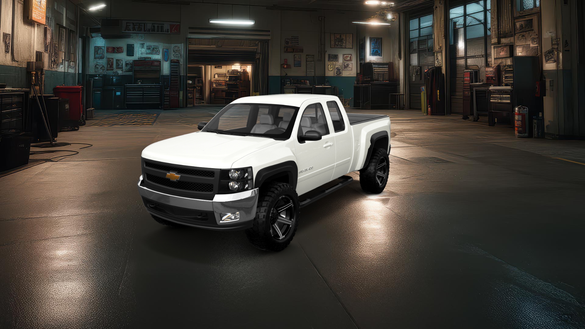 Chevrolet Silverado 1500 6.6 ft box Pickup Truck 2008 tuning
