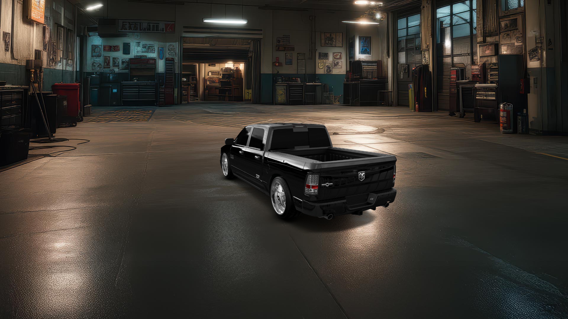 Dodge Ram 1500 5.7' box 4 Door pickup truck 2010 Immagini