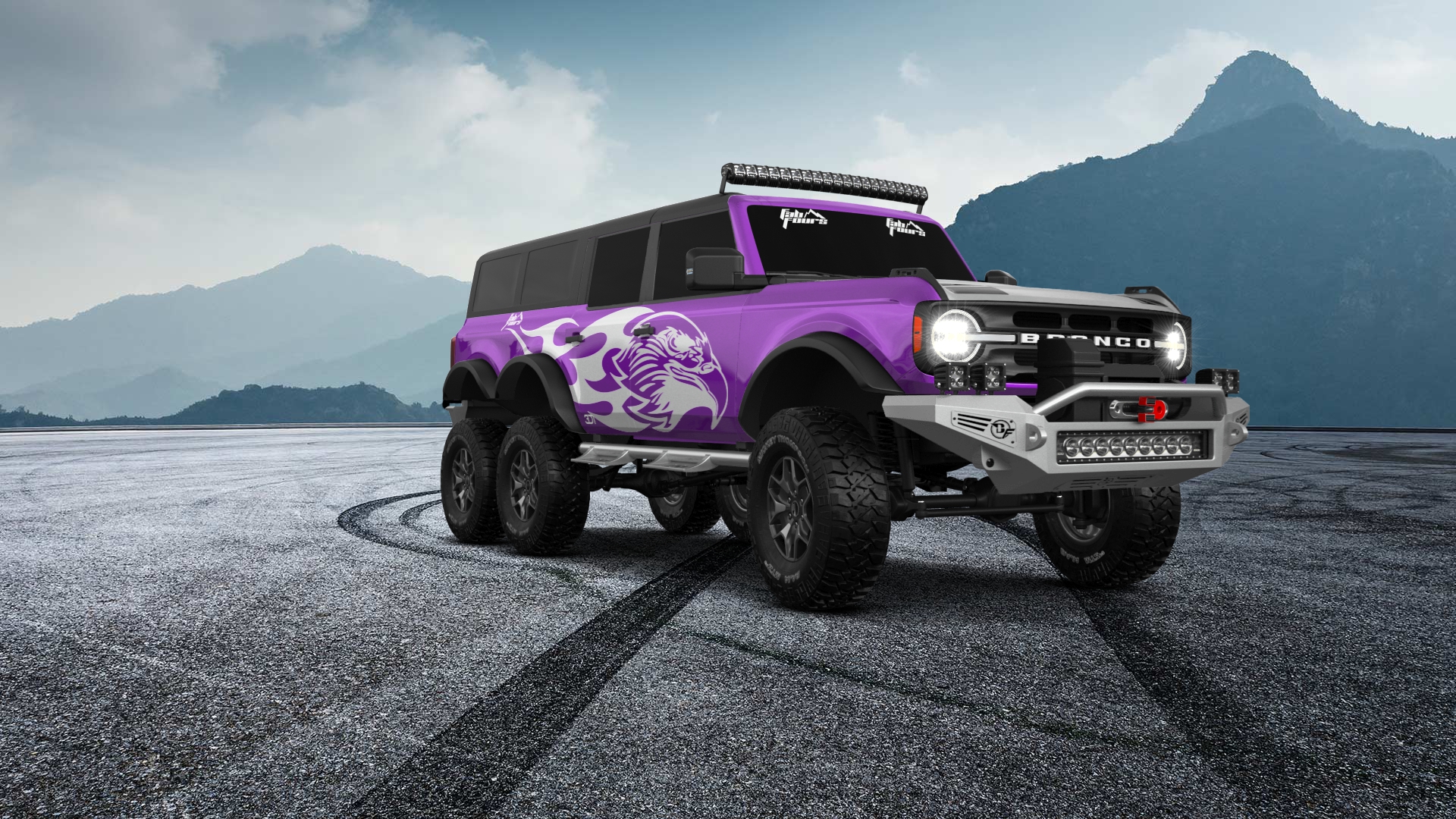 Ford Bronco 6X6 4 Door pickup truck 2021 tuning