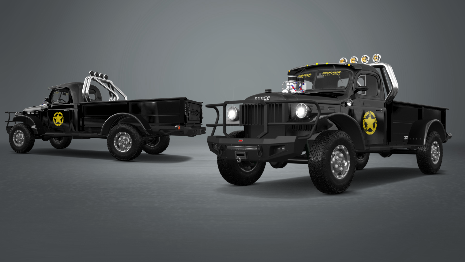 Dodge Power Wagon 2 Door pickup truck 1947 tuning