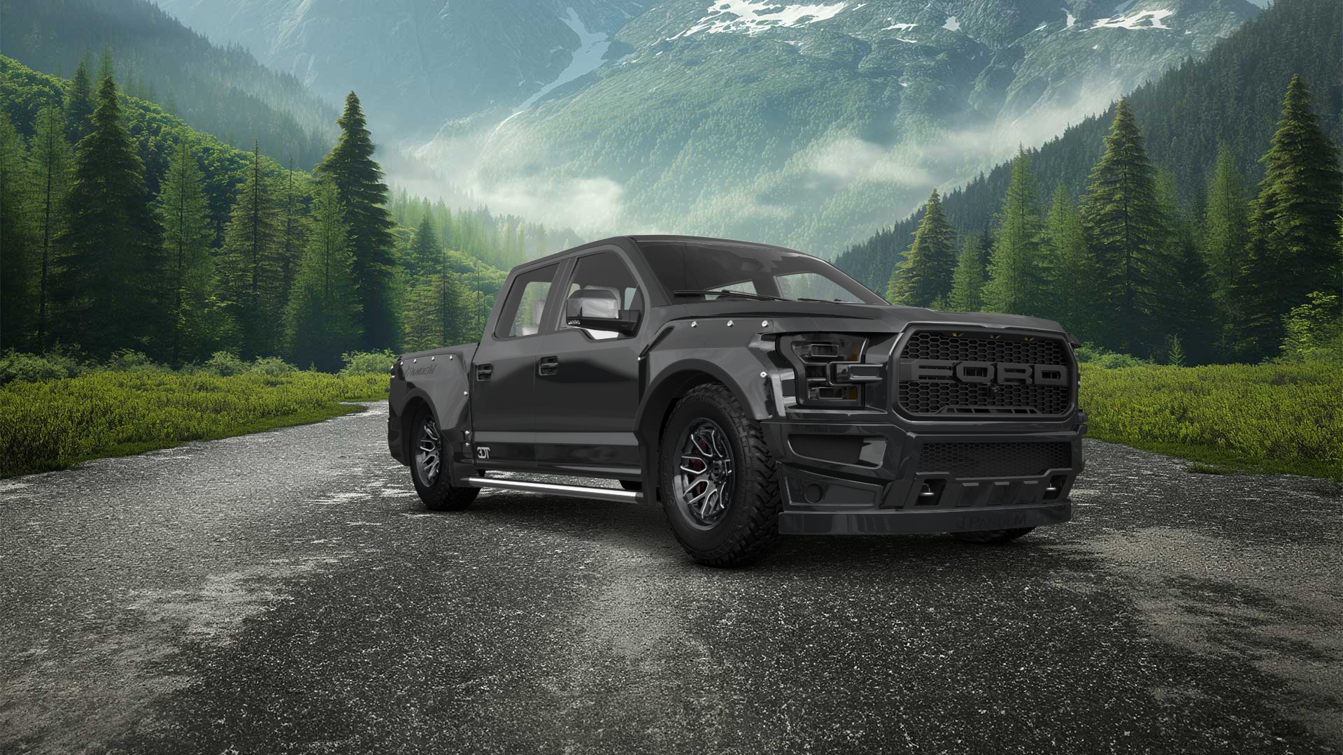 Ford F-150 Raptor 4 Door pickup truck 2017 tuning