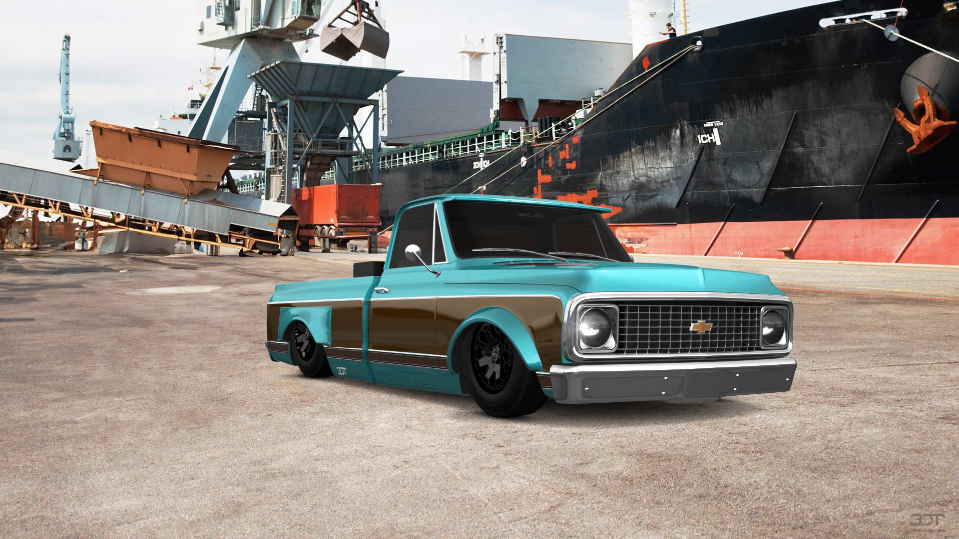 Chevrolet C-10 Cheyenne 2 Door pickup truck 1972 tuning
