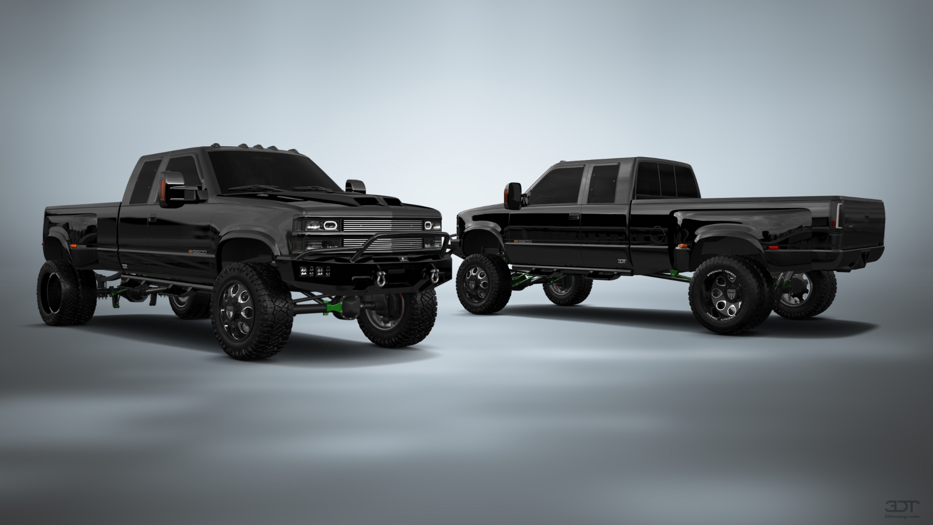 Chevrolet K3500 Extended Cab Pickup Truck 1988 tuning