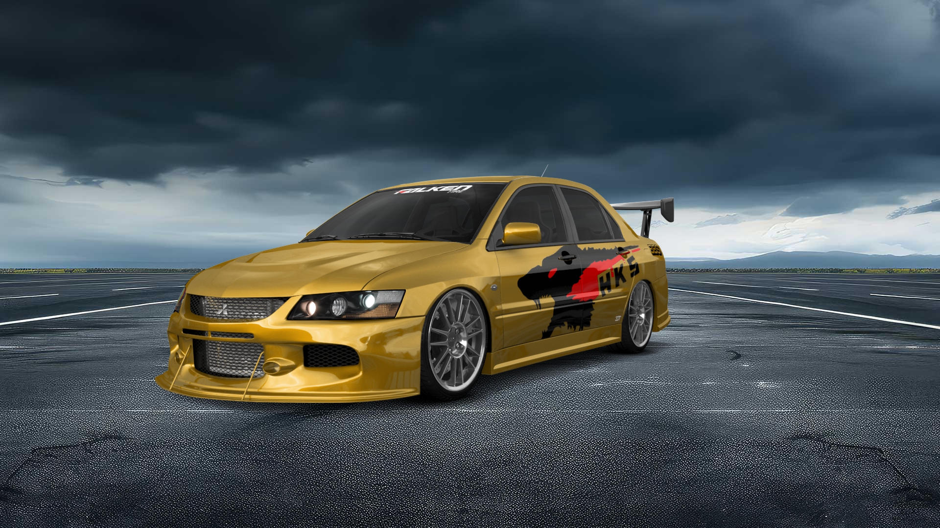 Mitsubishi Lancer Evo IX 4 Door Saloon 2005 tuning