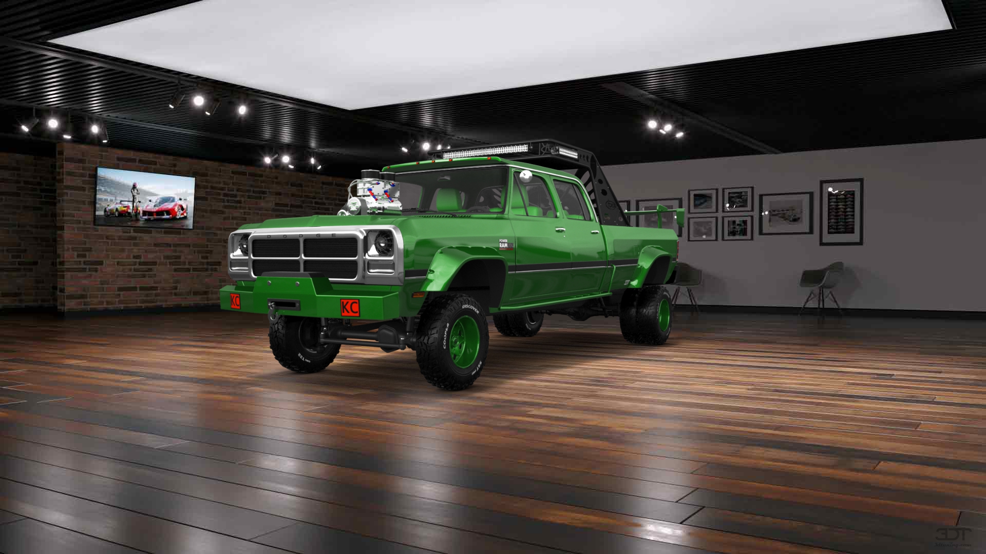 Dodge Ram 350 4 Door pickup truck 1991 tuning