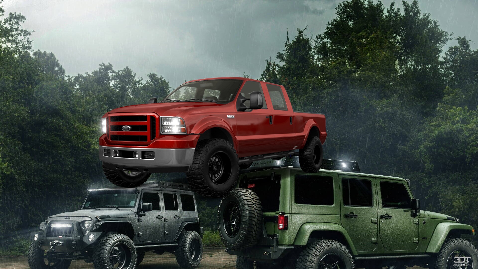 Ford F-250 Crew Cab 4 Door pickup truck 1999 tuning
