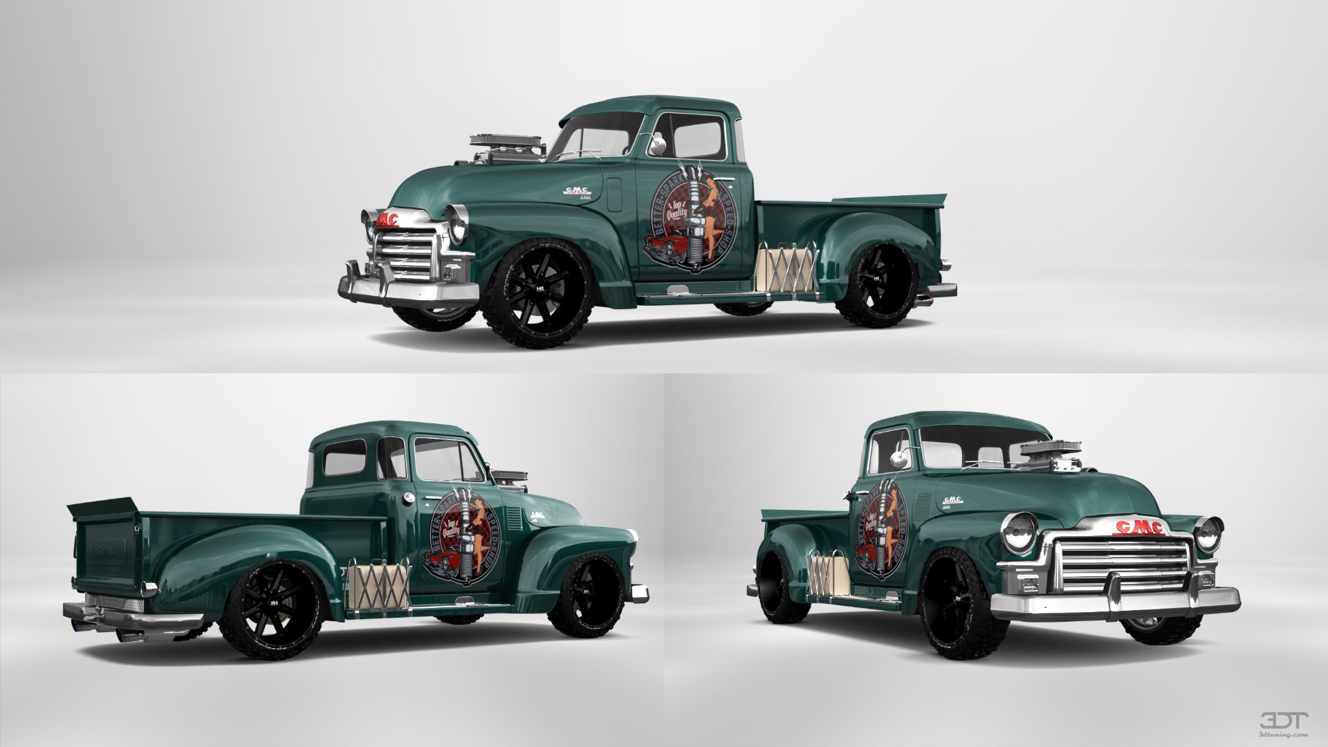 GMC 100 Stepside 2 Door pickup truck 1954