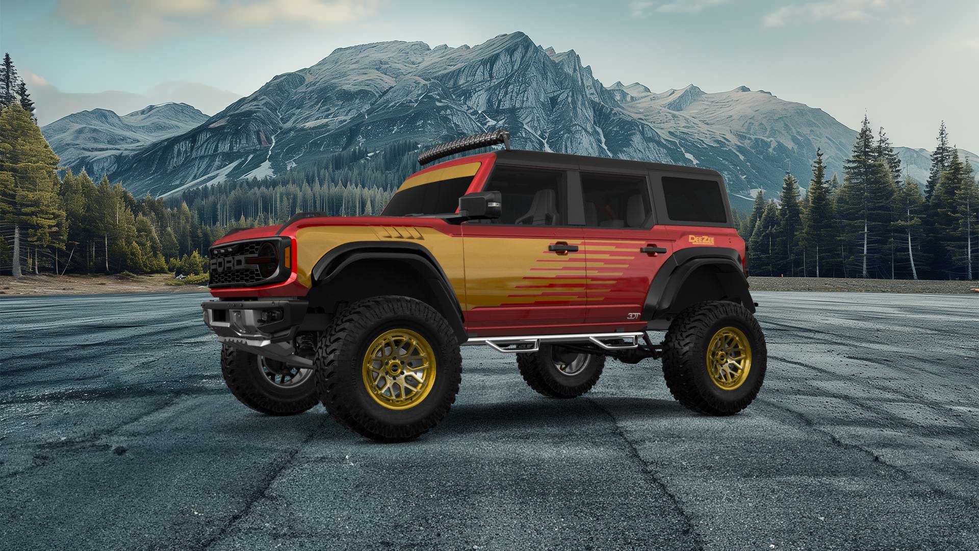 Ford Bronco Raptor 4 Door pickup truck 2022