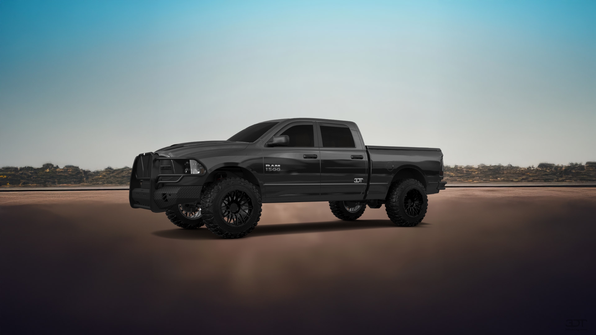 Dodge Ram 1500 6.4 ft box 4 Door pickup truck 2013 tuning