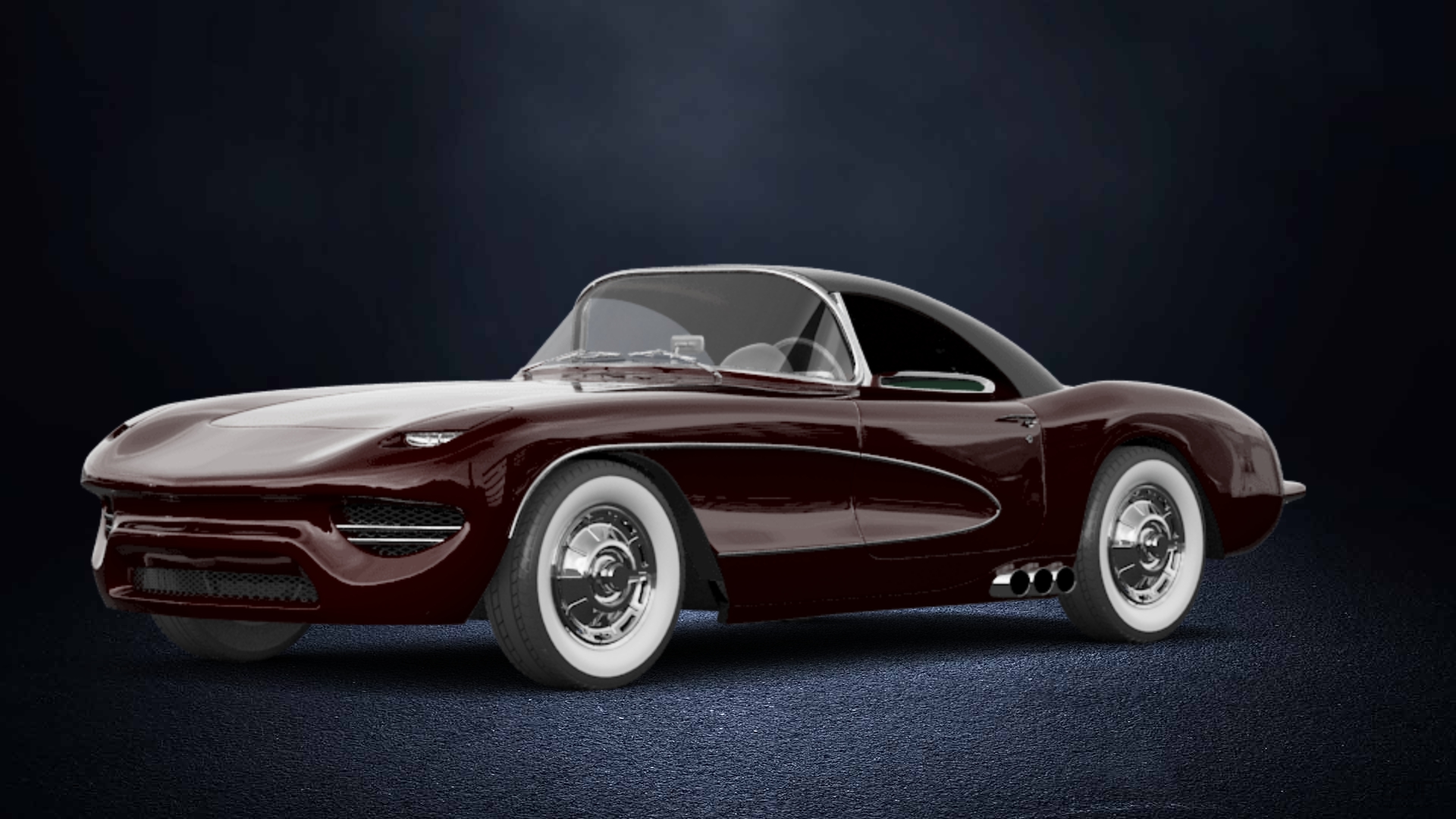 Chevrolet Corvette Convertible Coupe 1958 tuning