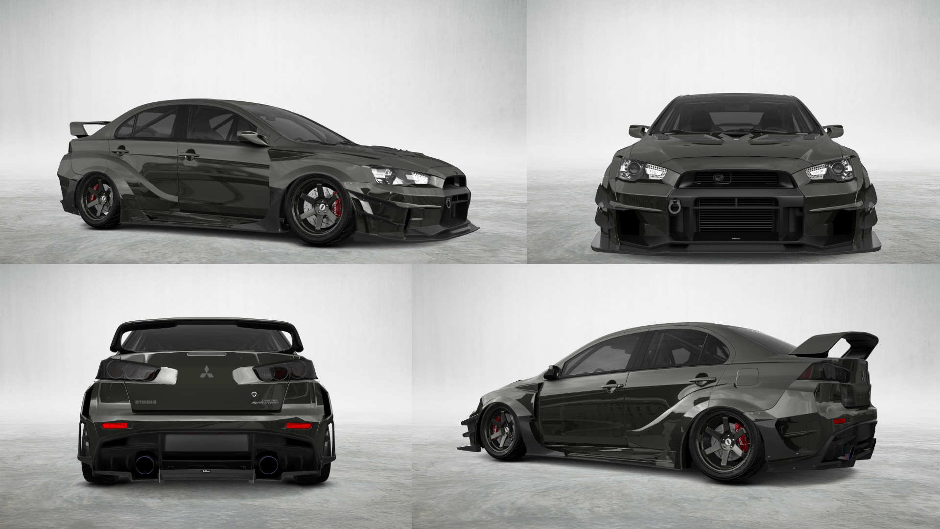 Mitsubishi Lancer Evolution X Sedan 2008 tuning