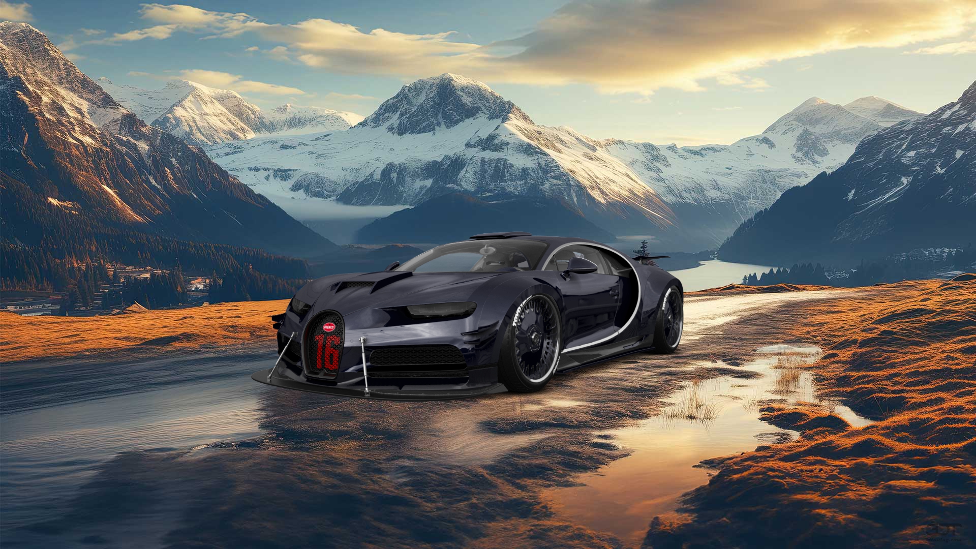 Bugatti Chiron 2 Door Coupe 2016 tuning