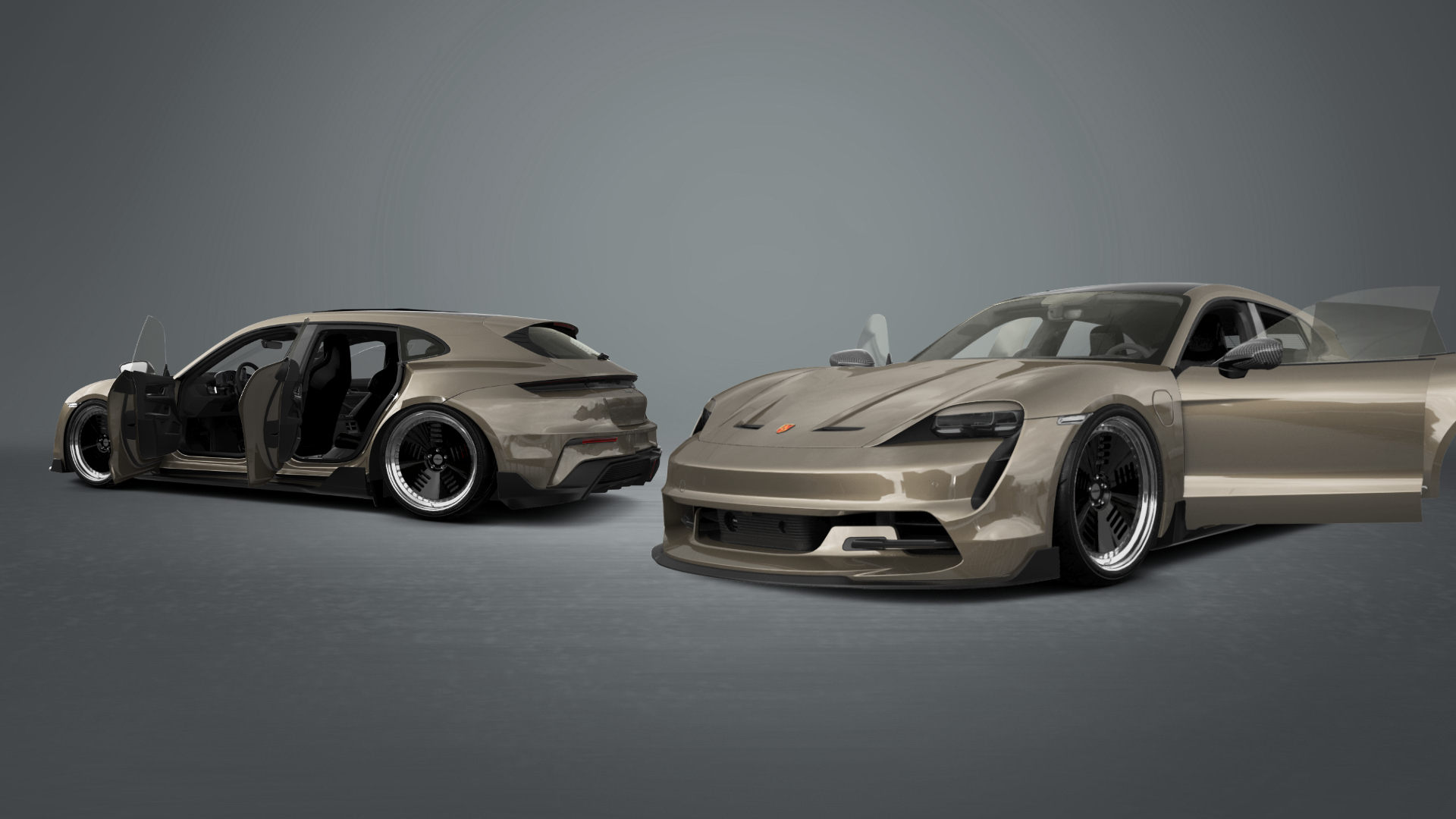 Porsche Taycan Sport Turismo Shooting Brake 2019 tuning