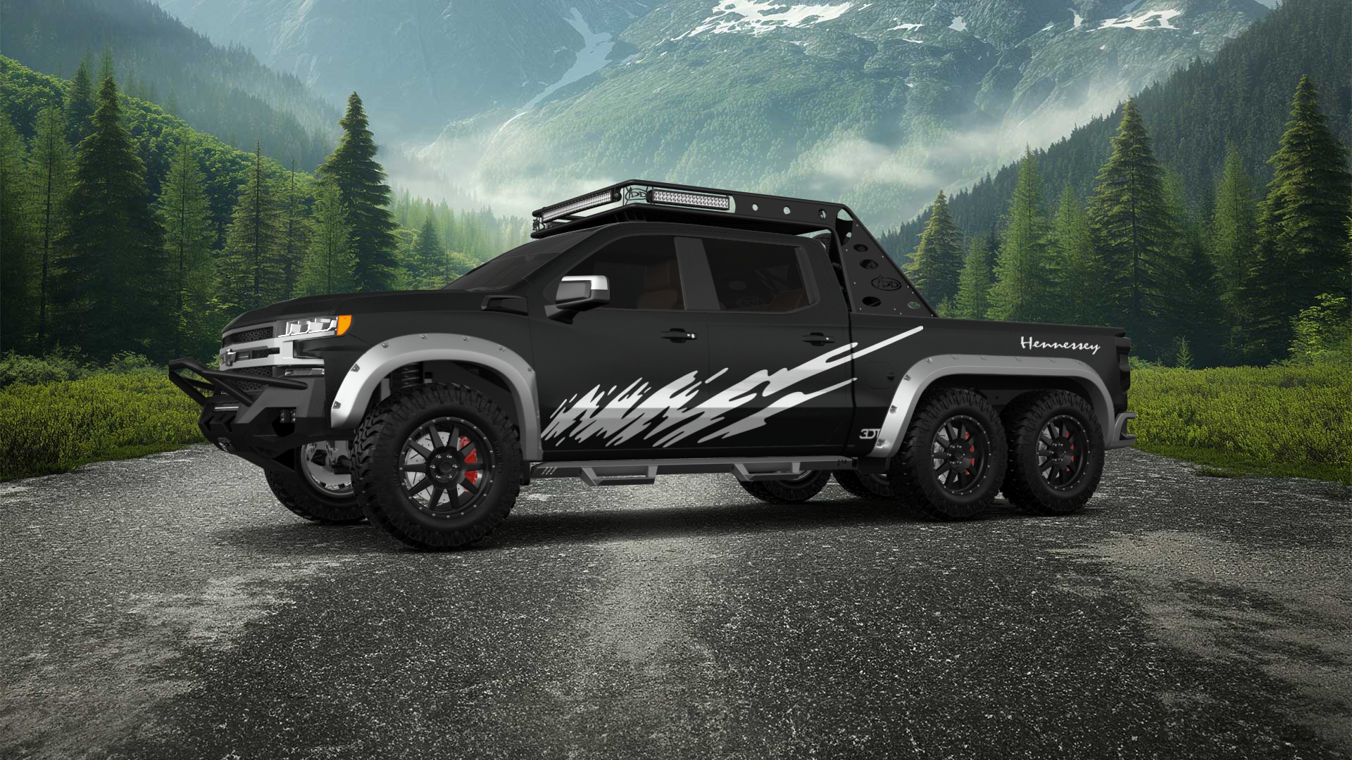 Chevrolet Silverado Hennessey Goliath 6X6 Truck 2020 tuning