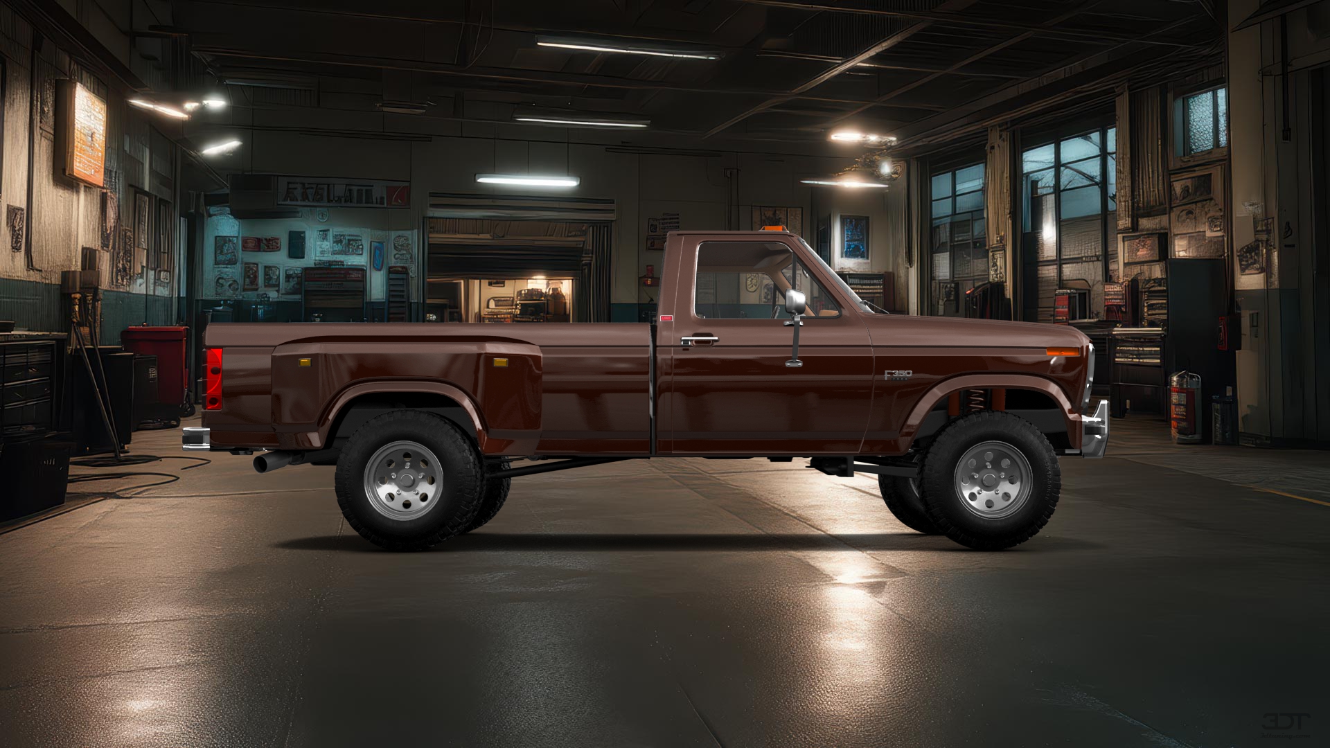 Ford F-350 Dually Regular Cab 2 Door pickup truck 1980 tuning