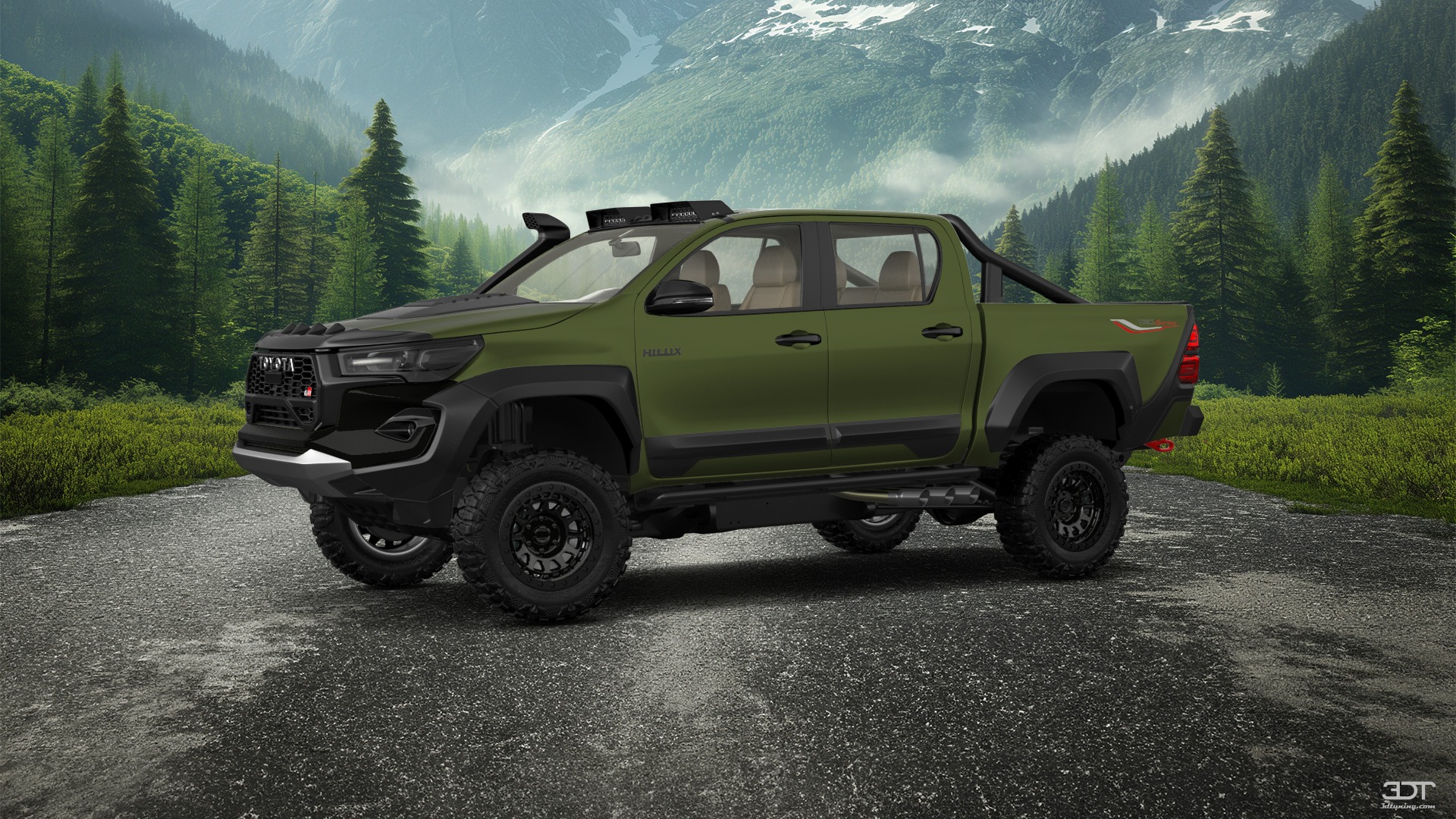 Toyota Hilux Double Cab 4 Door pickup truck 2015 tuning