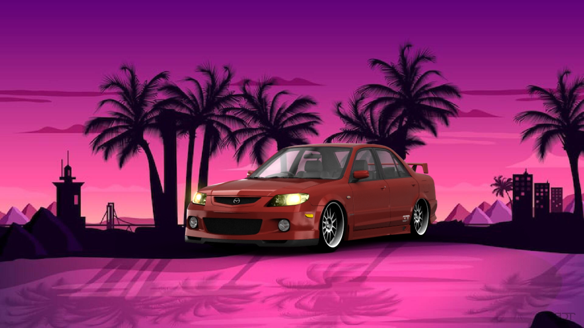 Mazda Familia Sedan 2001 tuning
