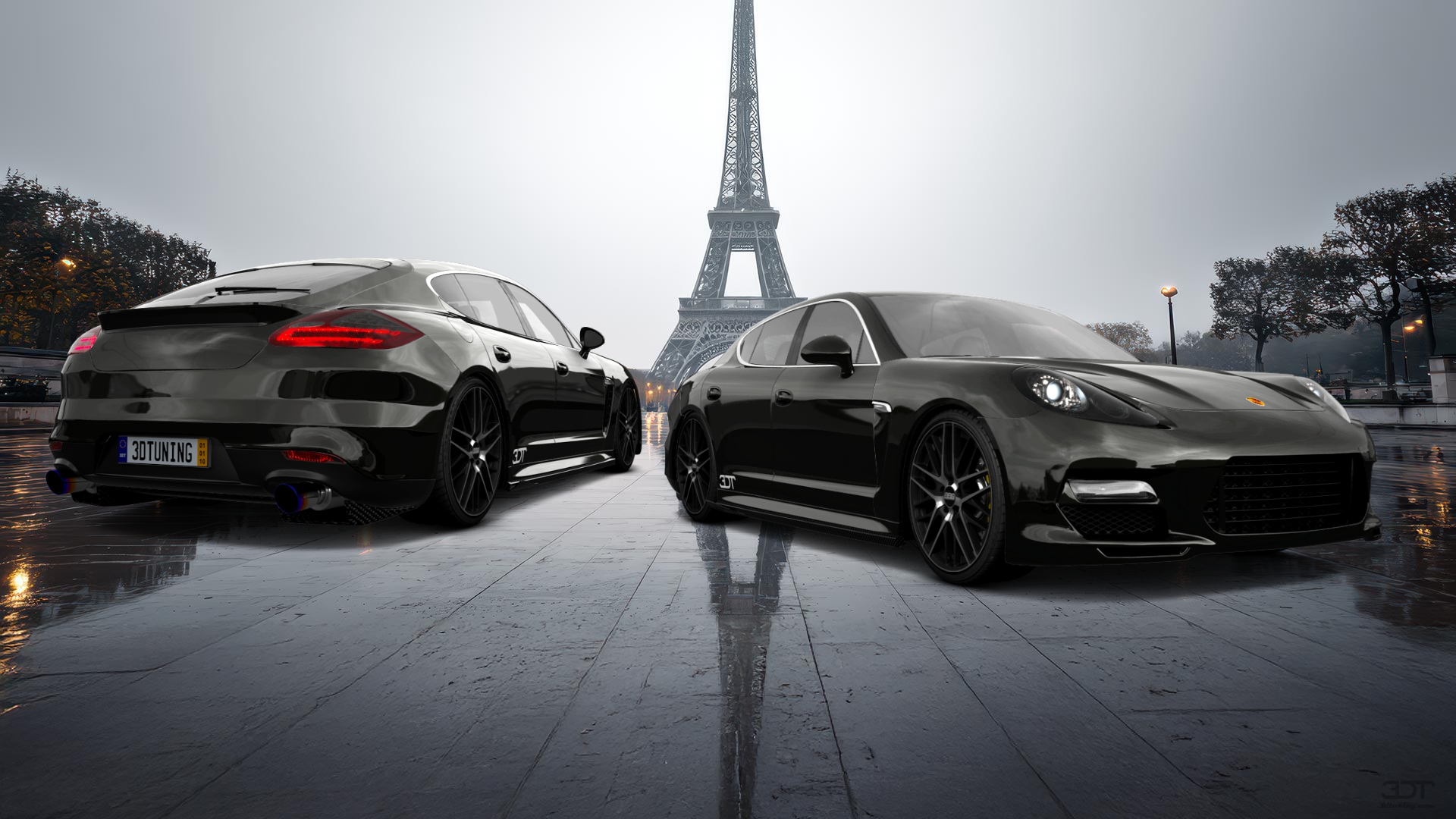 Porsche Panamera 4 door fastback saloon 2011