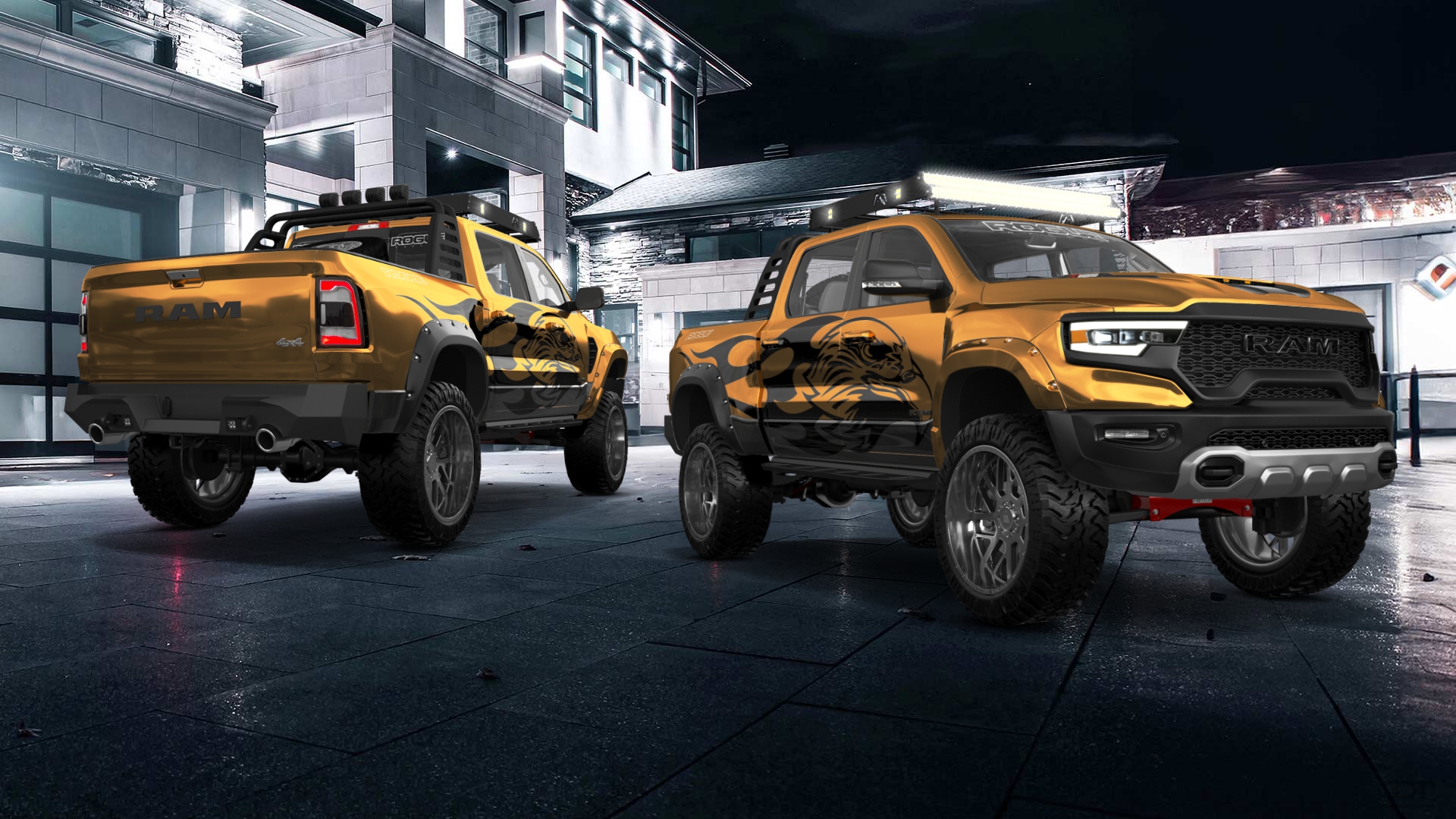 Dodge Ram 1500 TRX 4 Door pickup truck 2021 tuning