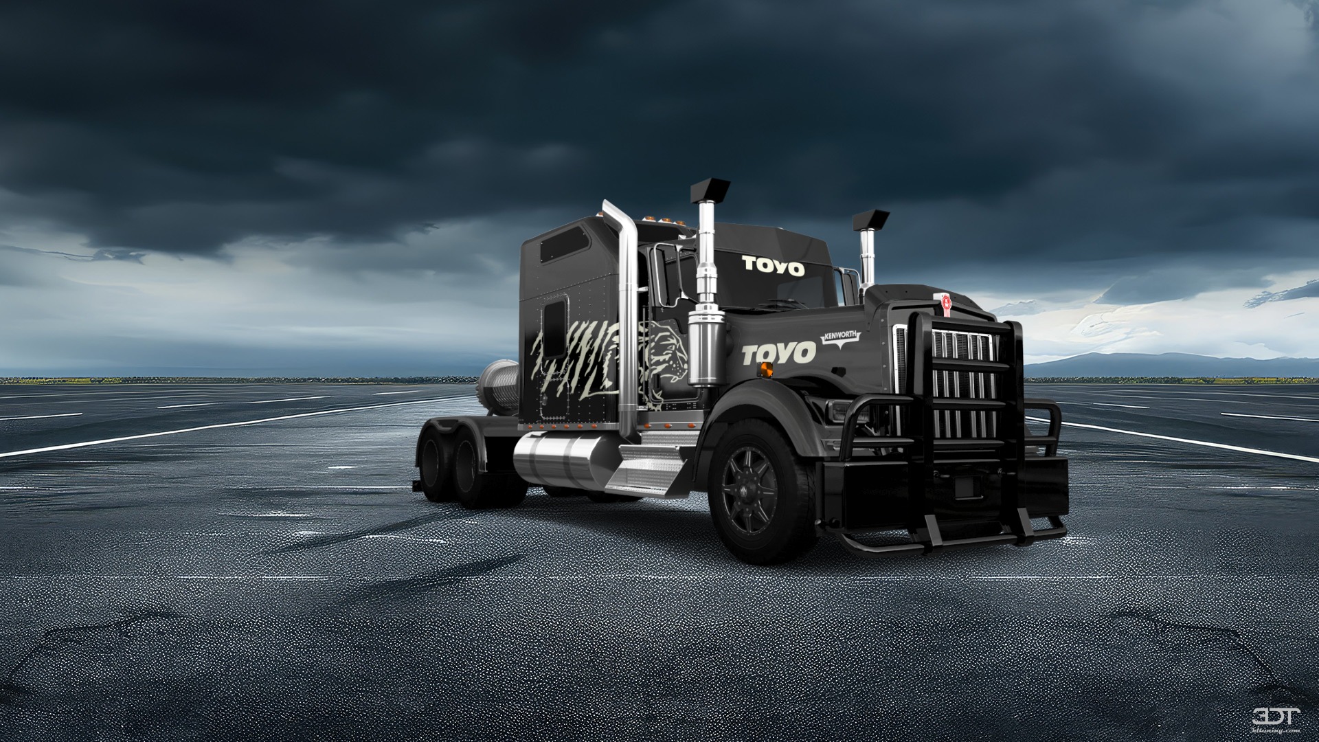 Kenworth W900 Sleeper Cab Truck 2015