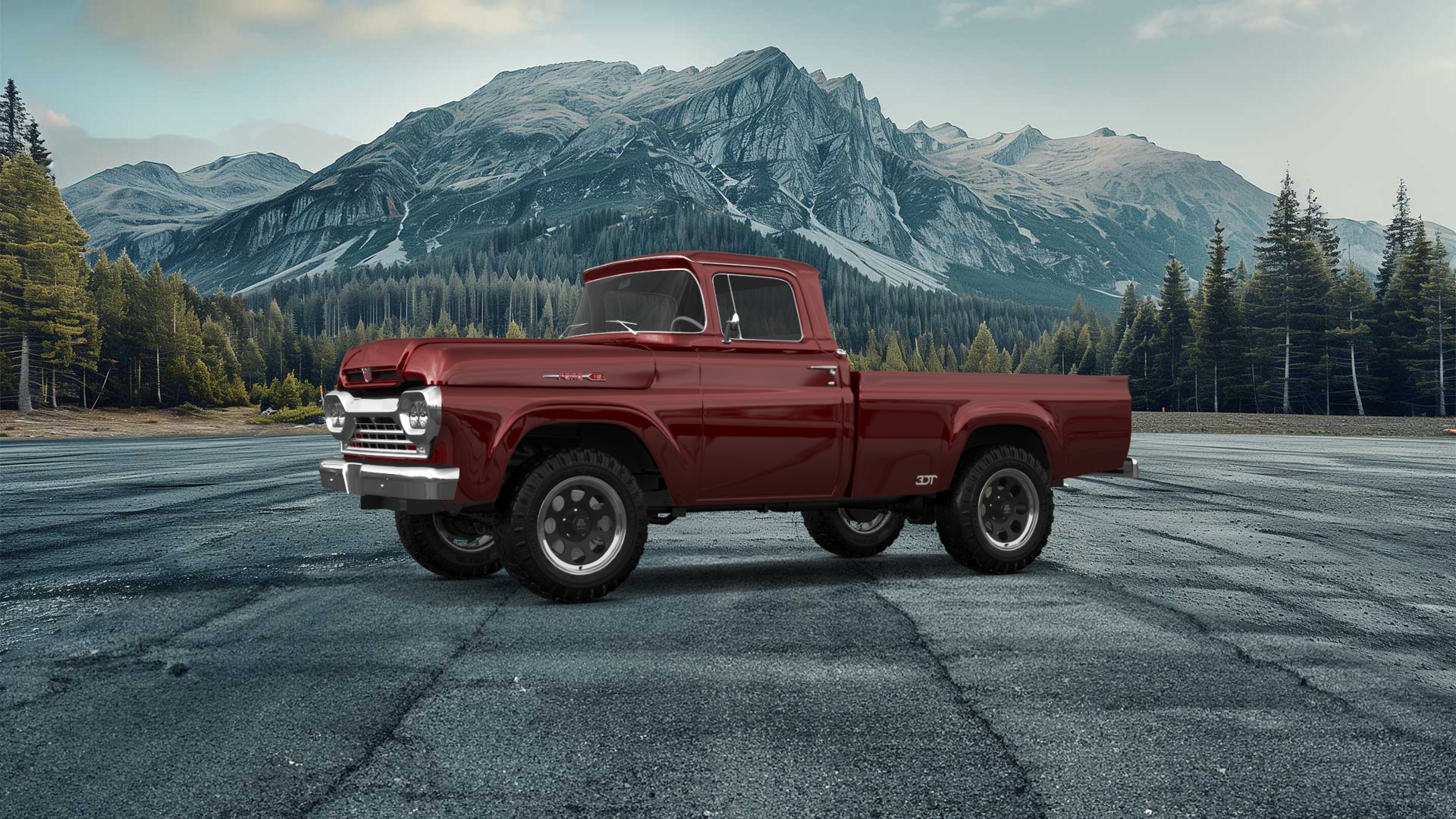 Ford F-100 2 Door pickup truck 1960