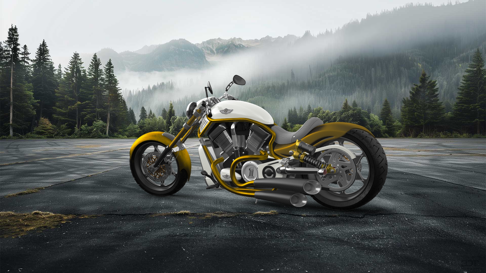 Harley-Davidson Custom Chopper Cruiser 2011