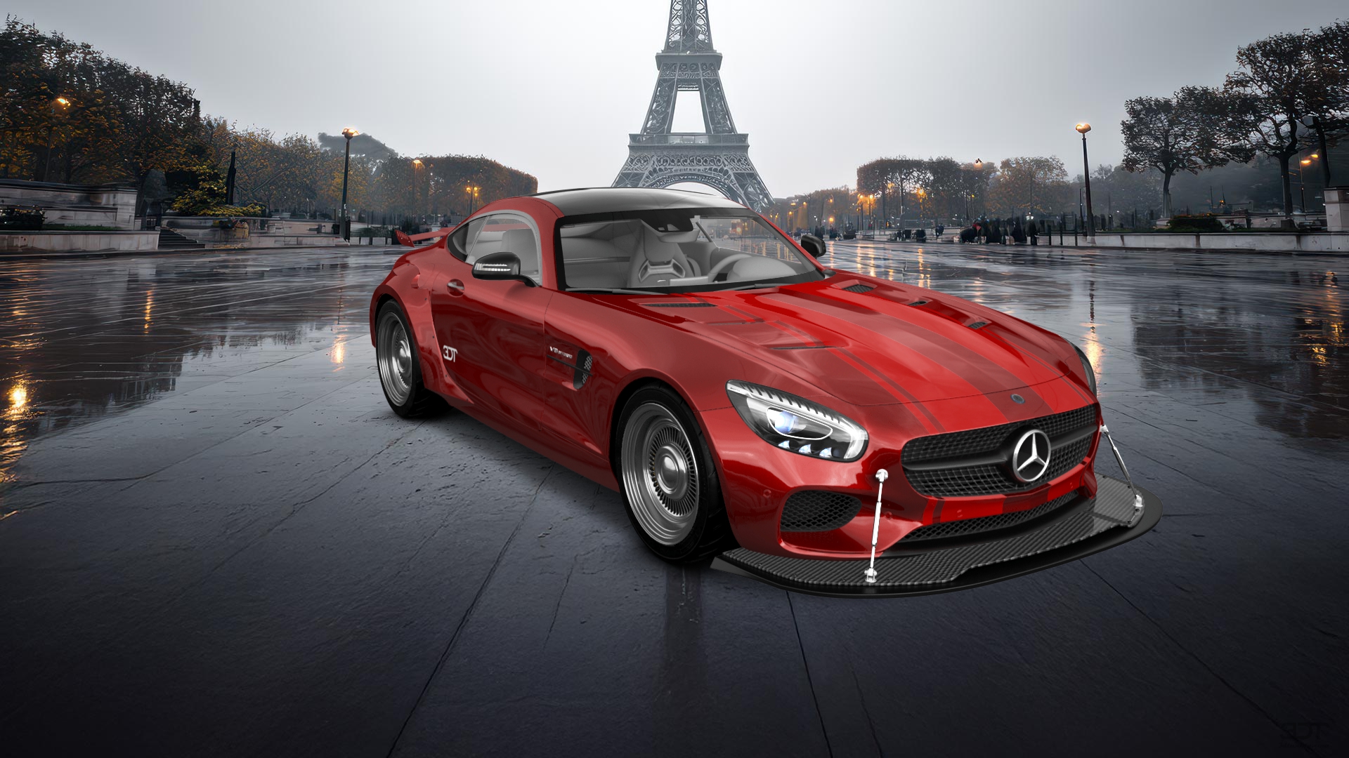 Mercedes AMG GT 2 door fastback coupe 2015 tuning
