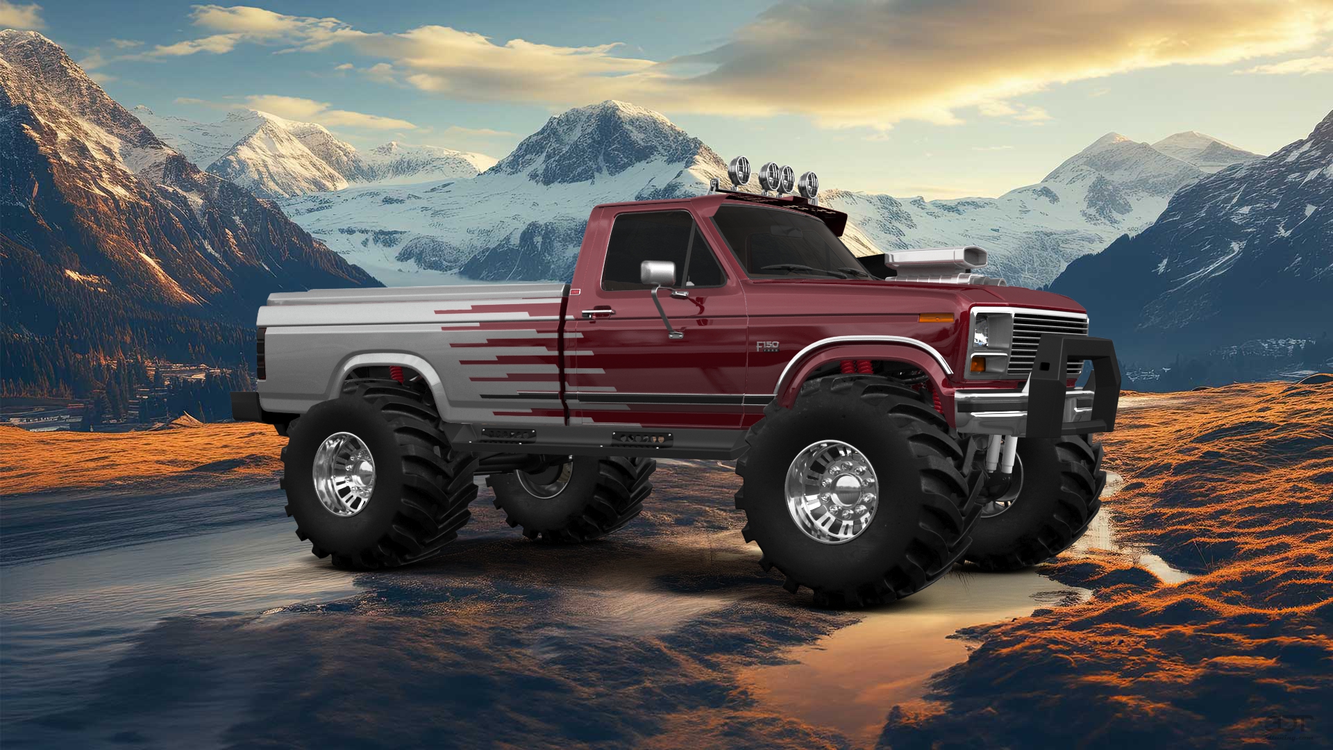 Ford F-150 2 Door pickup truck 1986 tuning