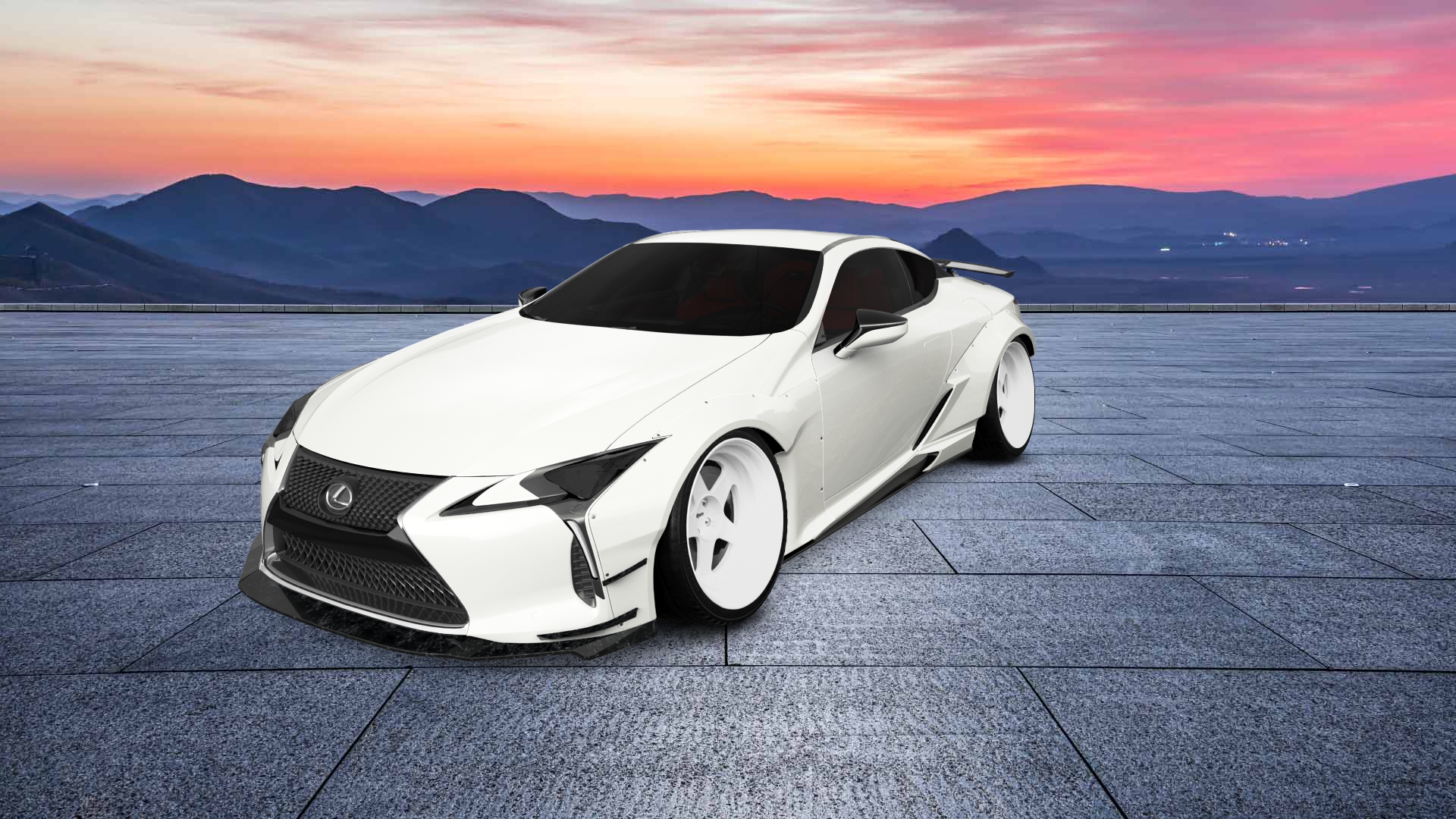 Lexus LC500 2 door fastback coupe 2017 tuning