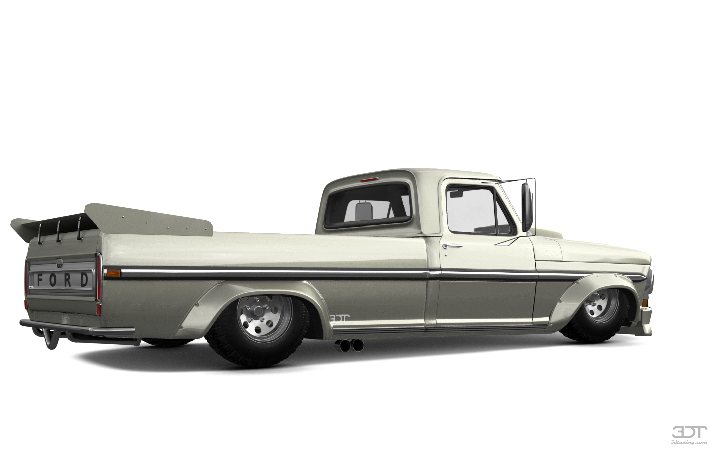 Tuning Ford F-250 2 Door pickup truck 1971