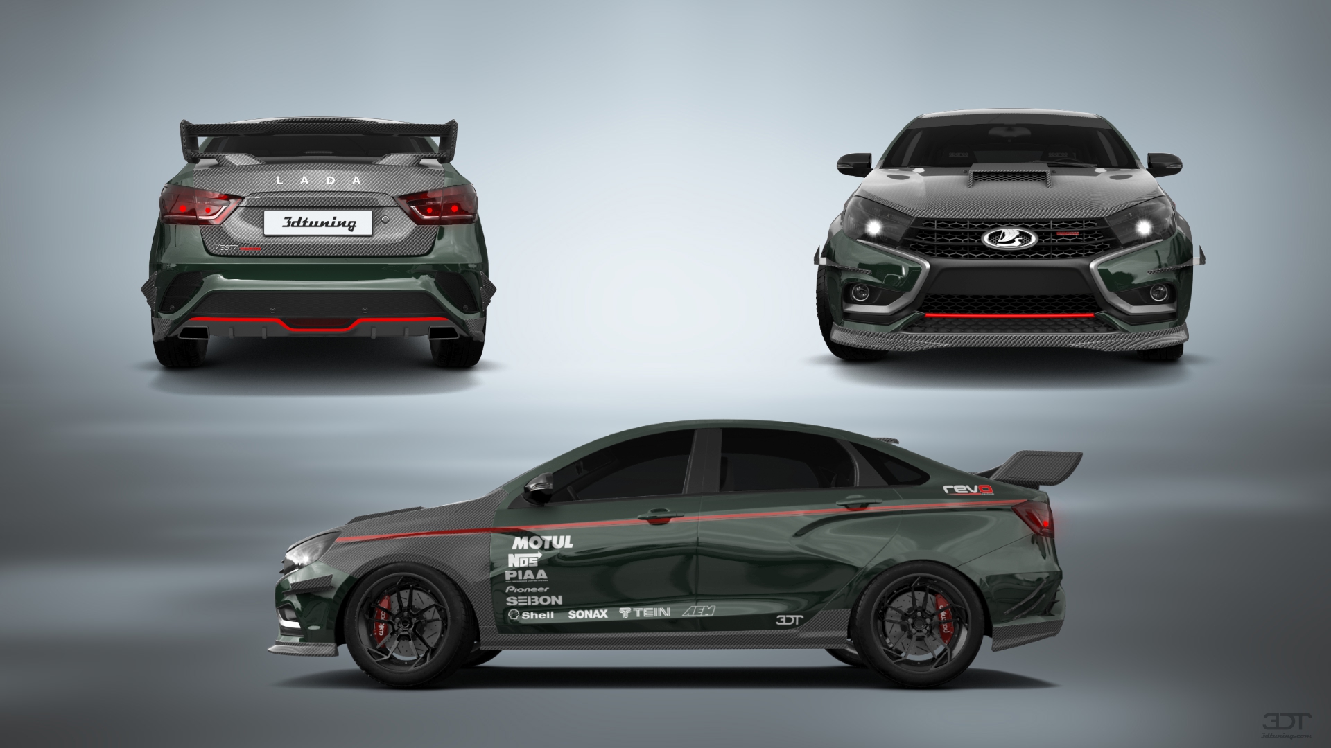Lada Vesta 4 Door Saloon 2016 tuning
