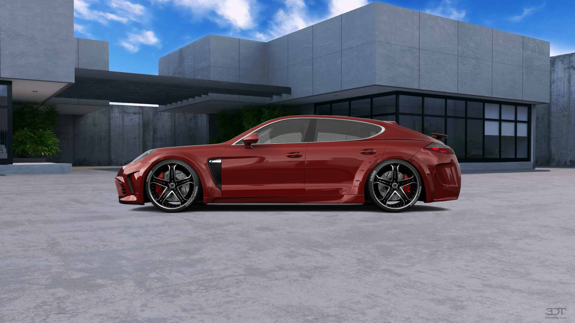 Porsche Panamera 4 door fastback saloon 2011 tuning