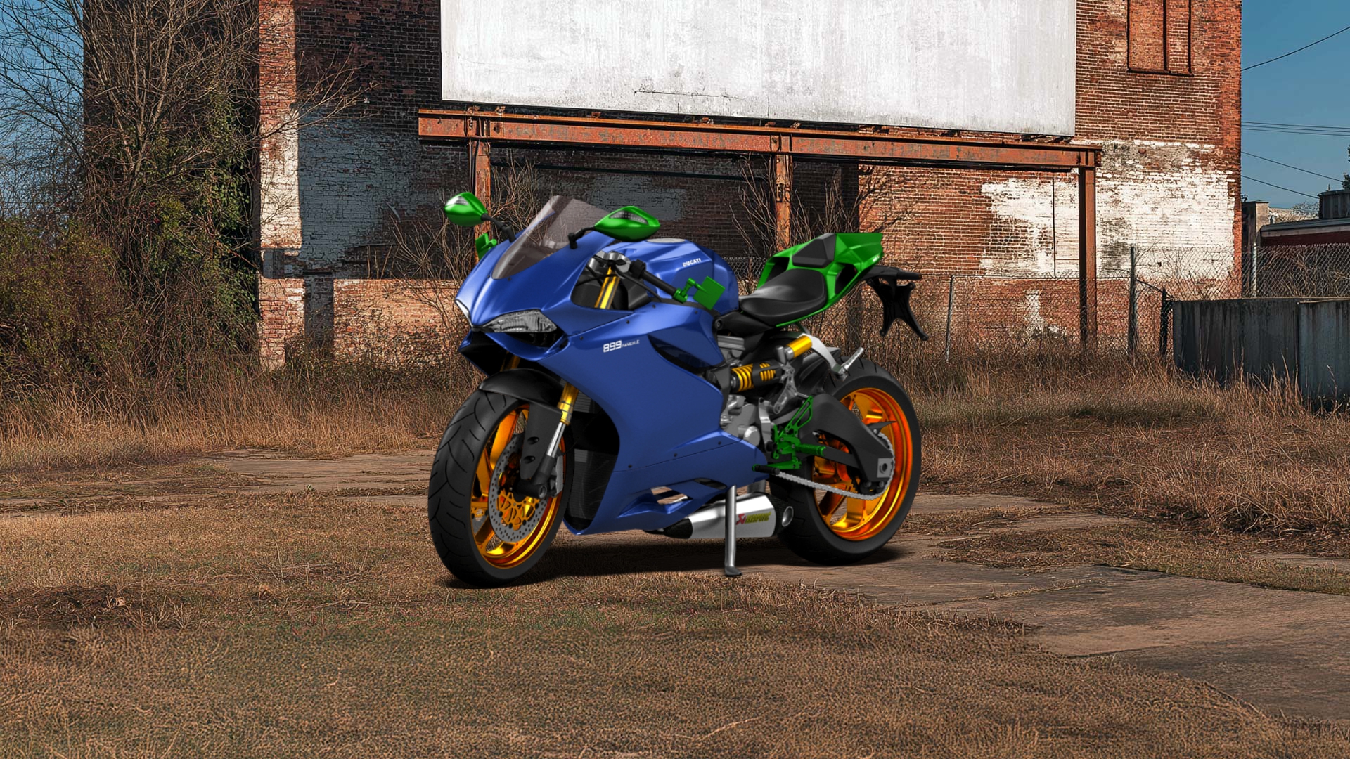 Ducati 899 Panigale Sport Bike 2015 tuning