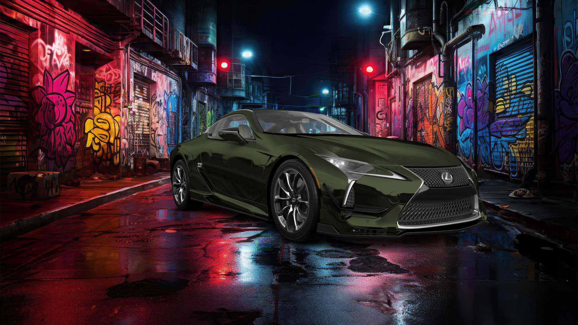 Lexus LC500 2 door fastback coupe 2017