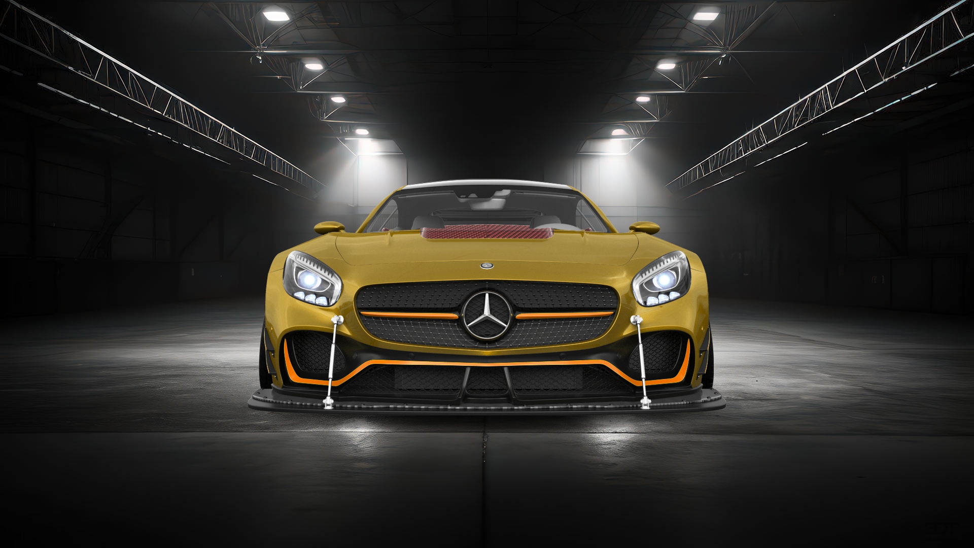 Mercedes AMG GT 2 door fastback coupe 2015 tuning
