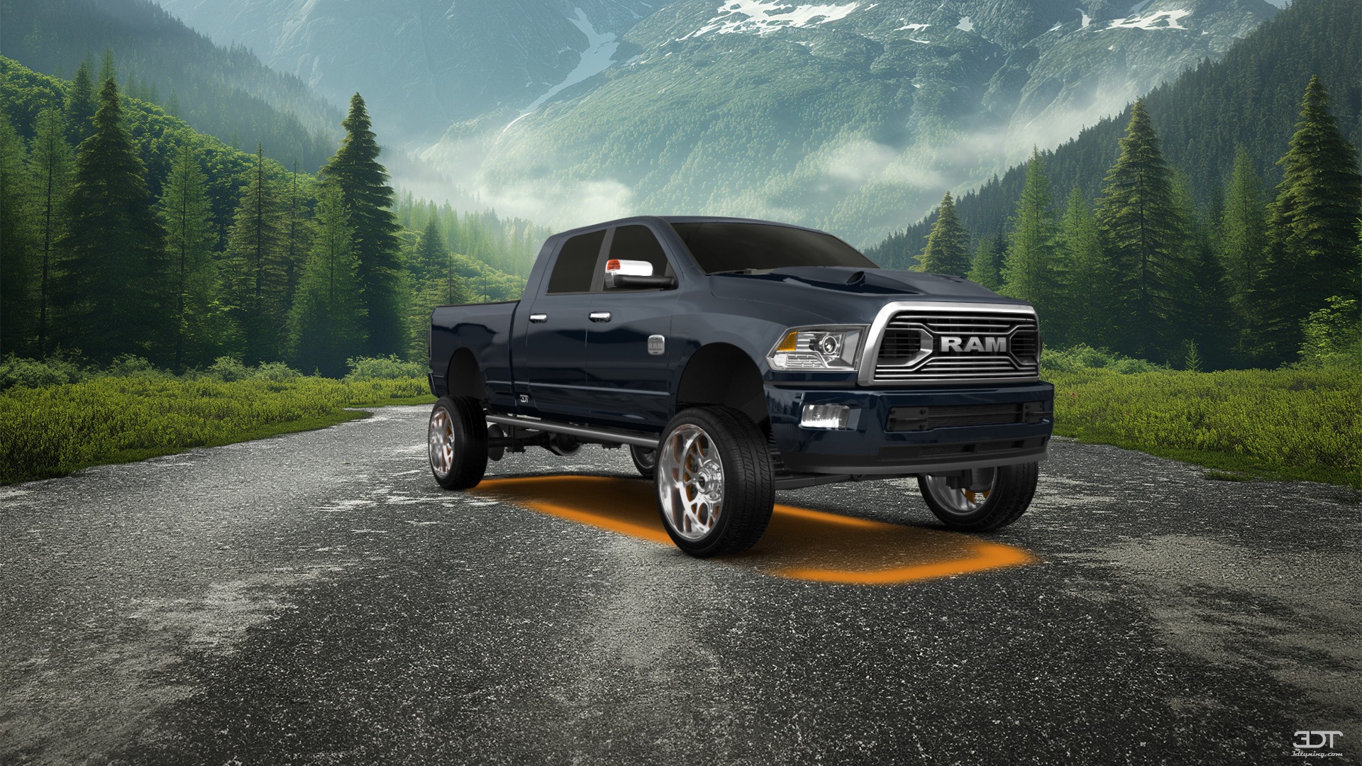 Dodge Ram 2500 Mega Cab 6.4 ft box 4 Door pickup truck 2010