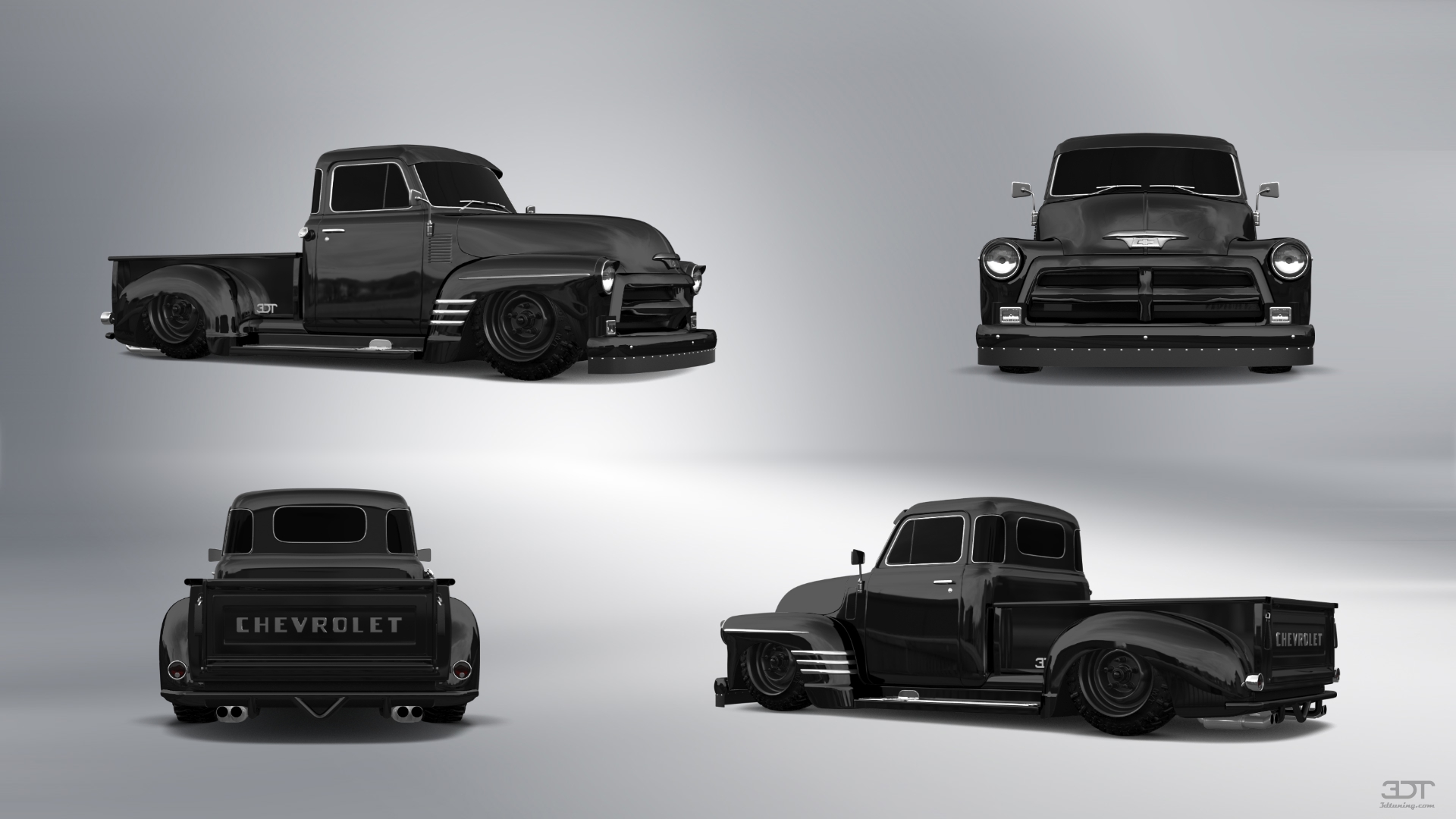 Chevrolet 3100 2 Door pickup truck 1954 tuning