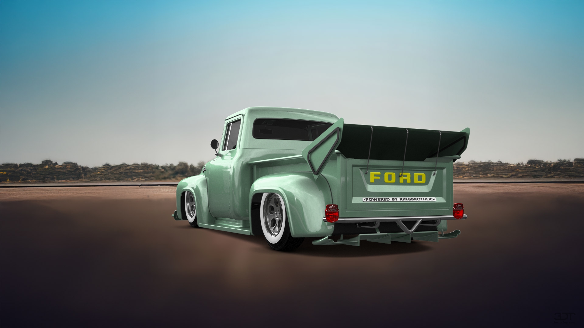 Ford F-100 2 Door truck 1956 tuning
