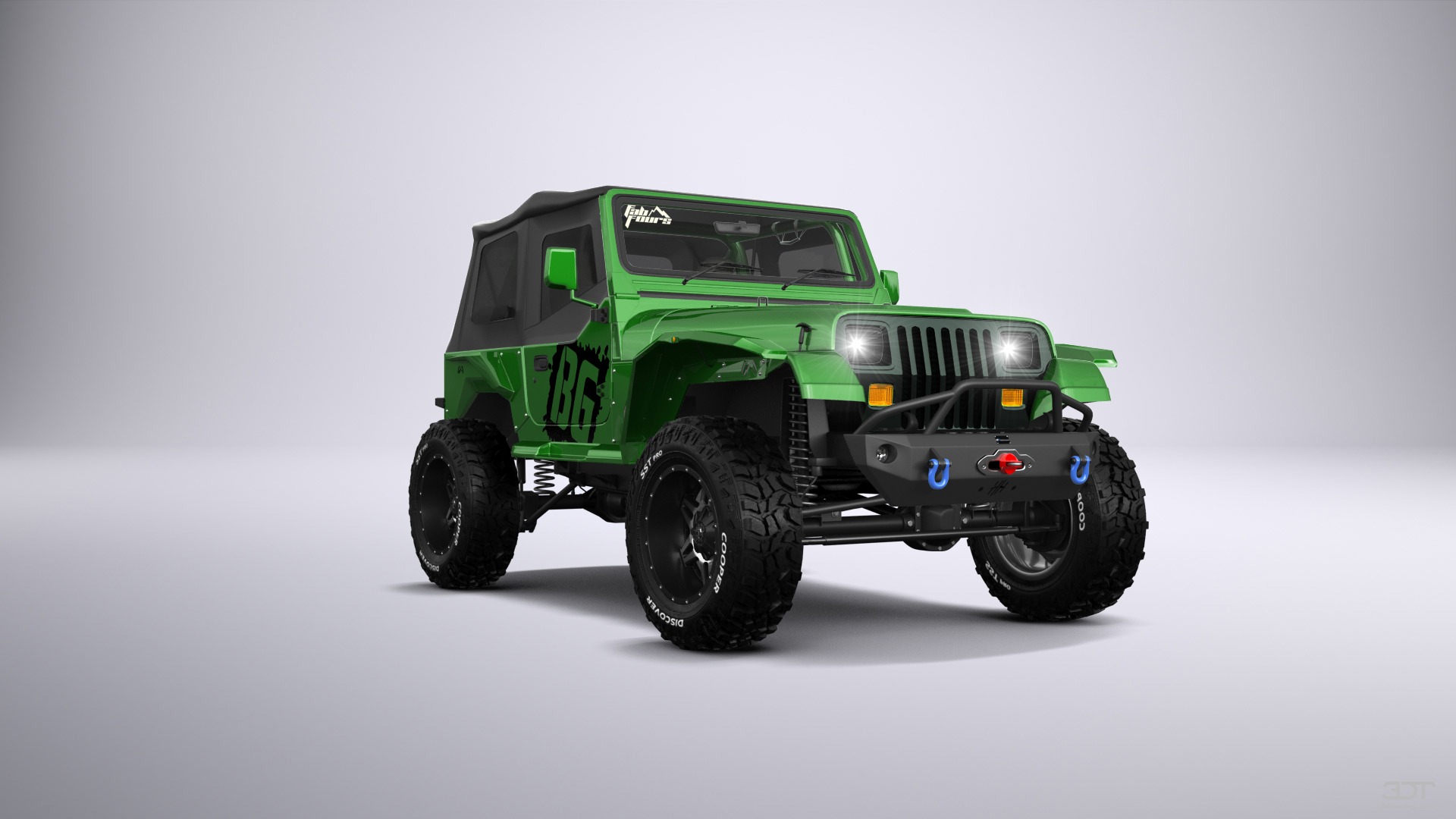 Tuning Jeep Wrangler YJ 2 Door SUV 1990