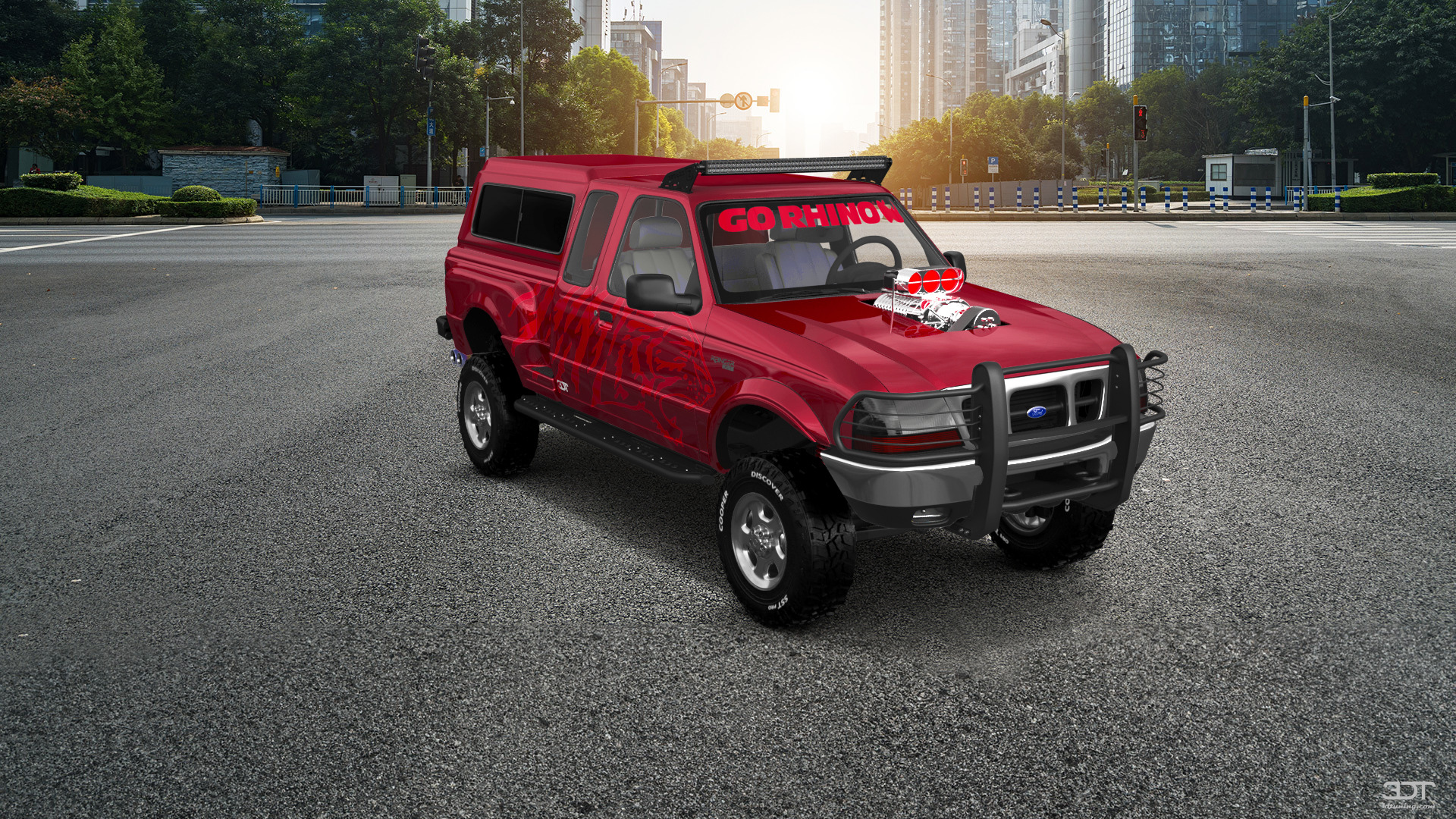 Tuning Ford Ranger Flareside 2 Door pickup truck 1998