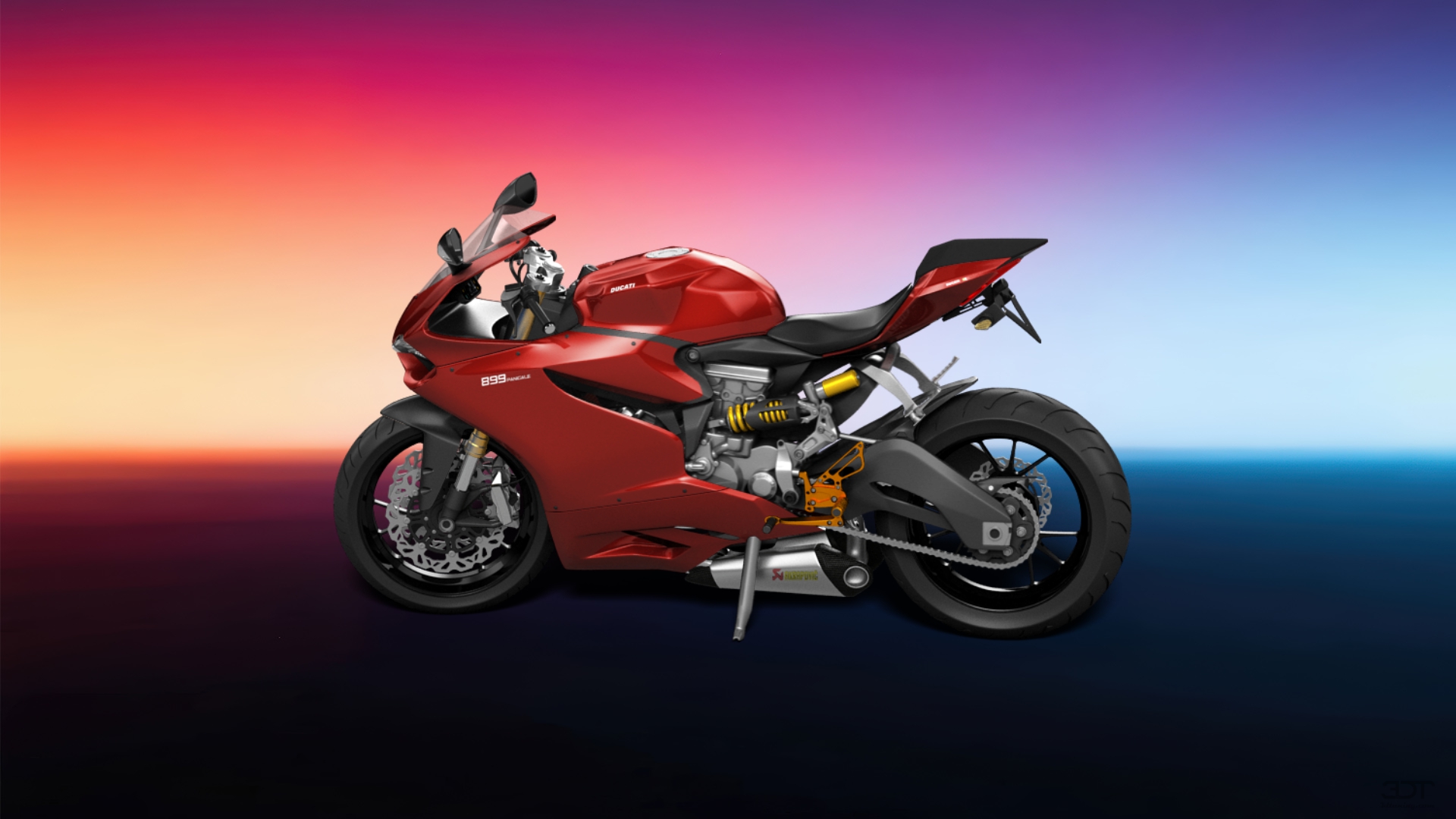 Ducati 899 Panigale Sport Bike 2015 tuning