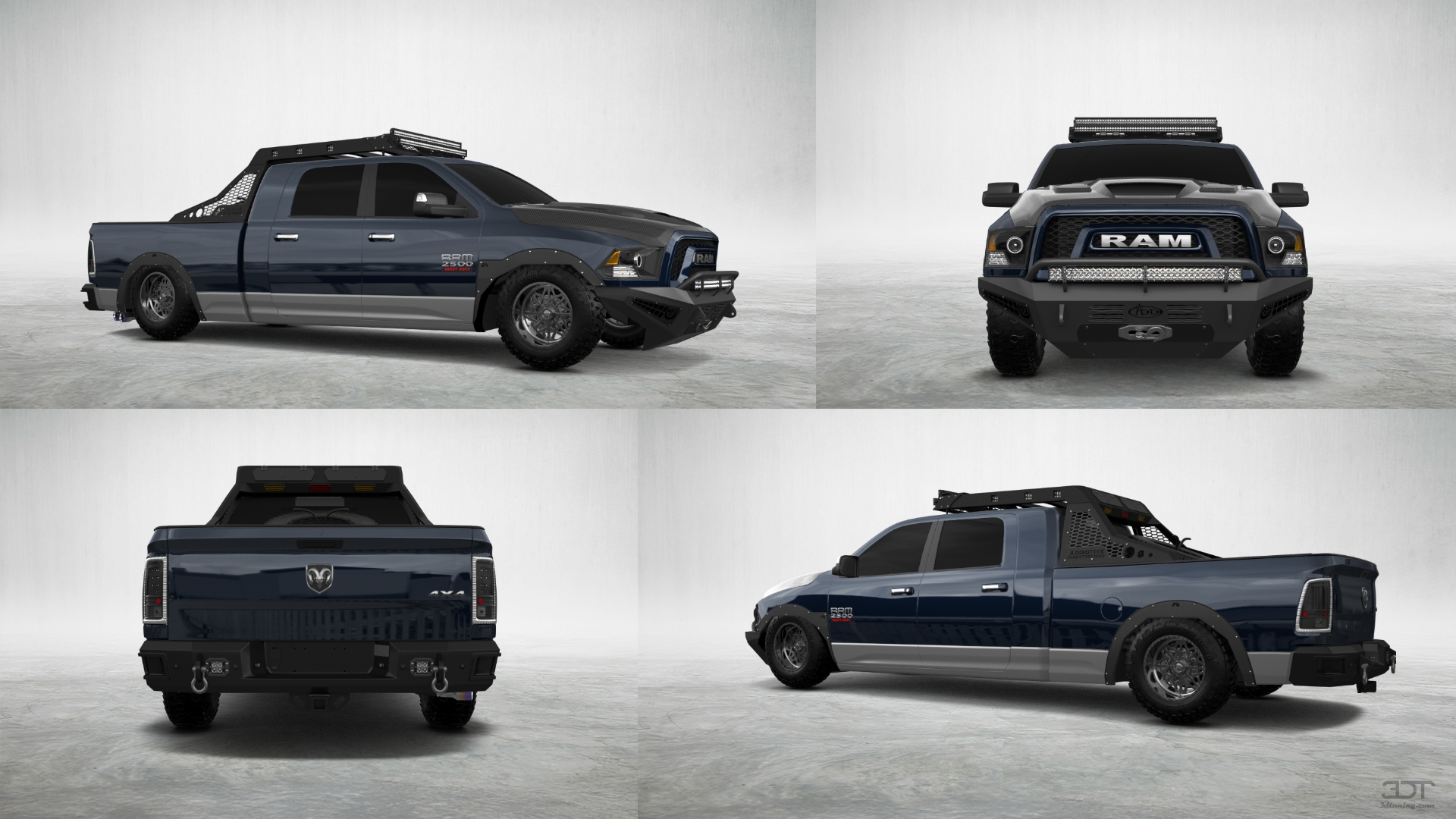 Dodge Ram 2500 Mega Cab 6.4 ft box 4 Door pickup truck 2010