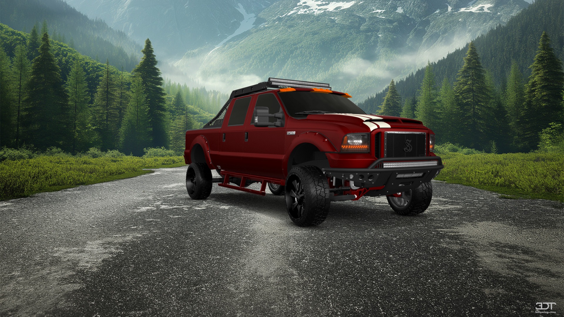 Ford F-250 Crew Cab 4 Door pickup truck 1999 tuning